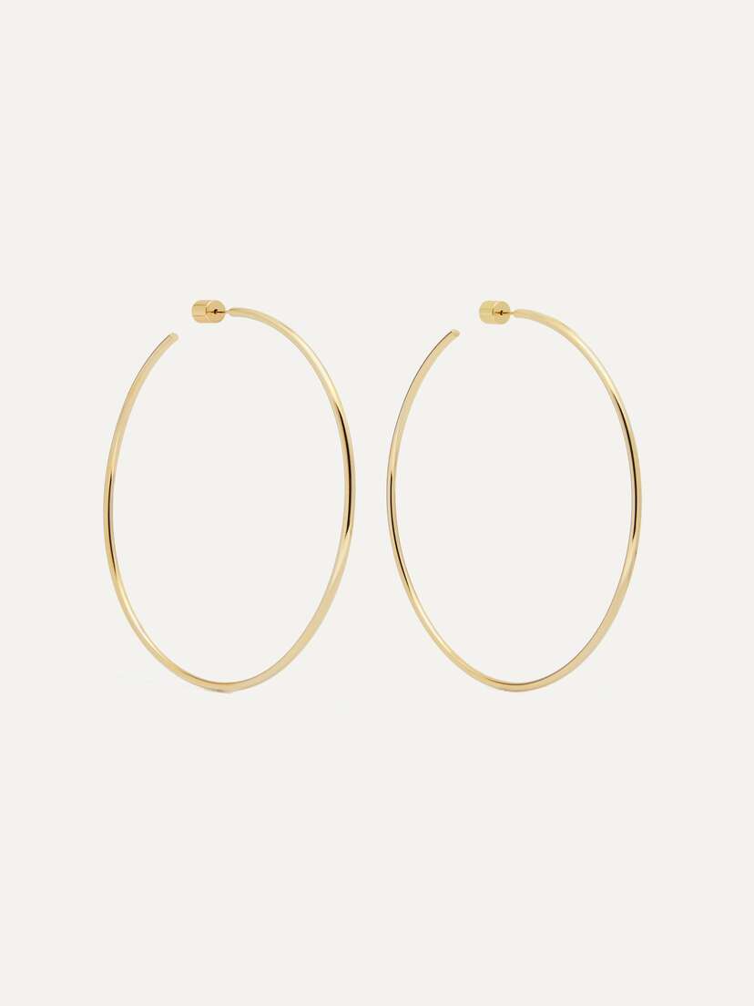 Jennifer Fisher 3"" Thread Gold-plated Hoop Earrings