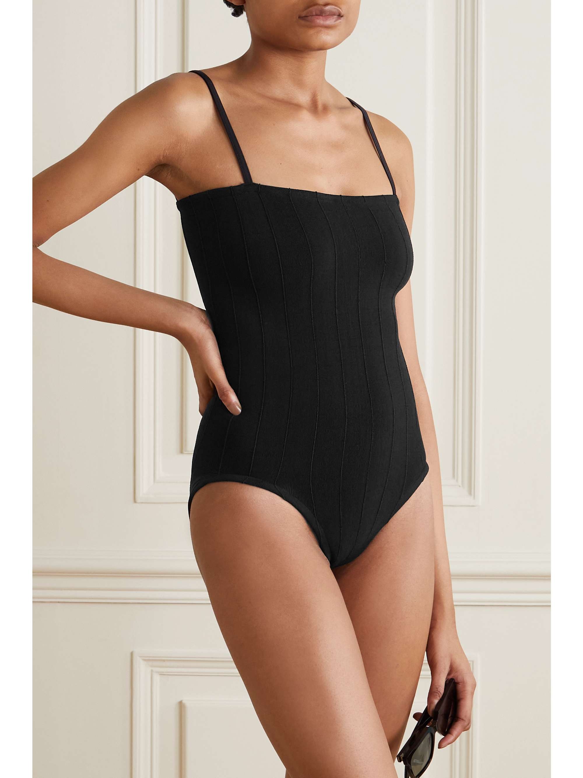 HUNZA G Maria seersucker swimsuit