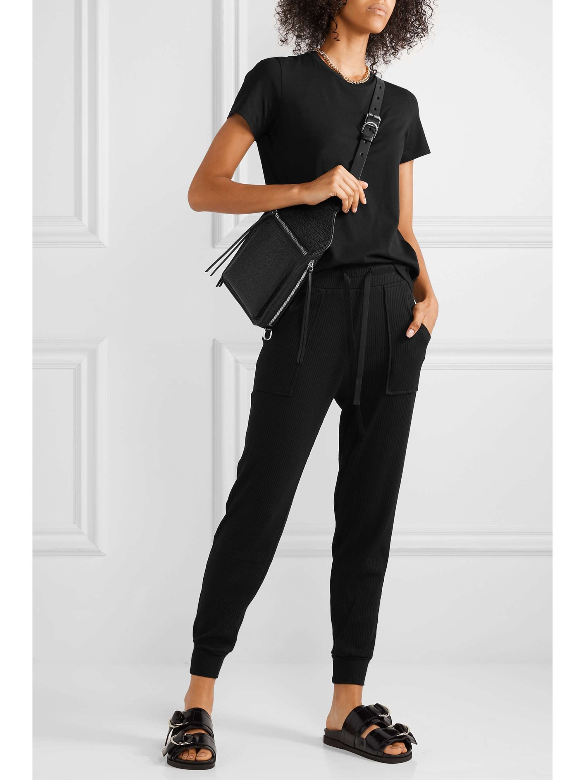 NINETY PERCENT + NET SUSTAIN Jenna organic cotton-jersey T-shirt