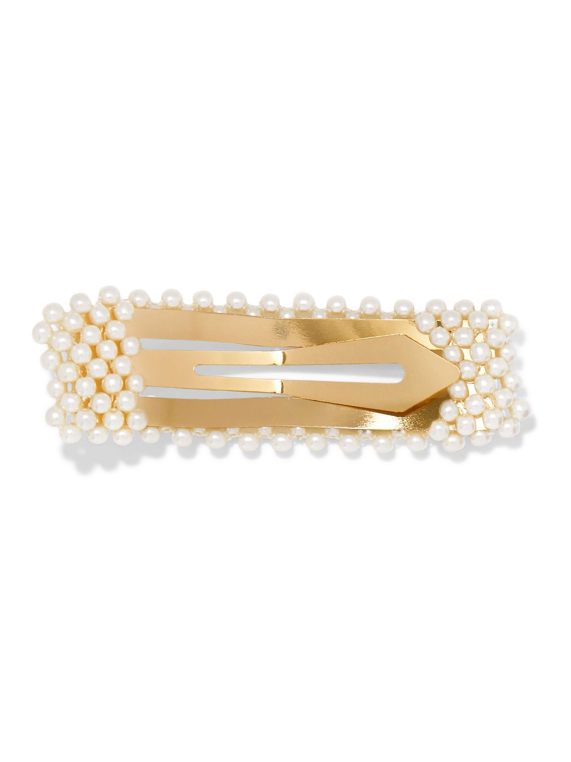 JENNIFER BEHR Valerie gold-tone faux pearl hair clip
