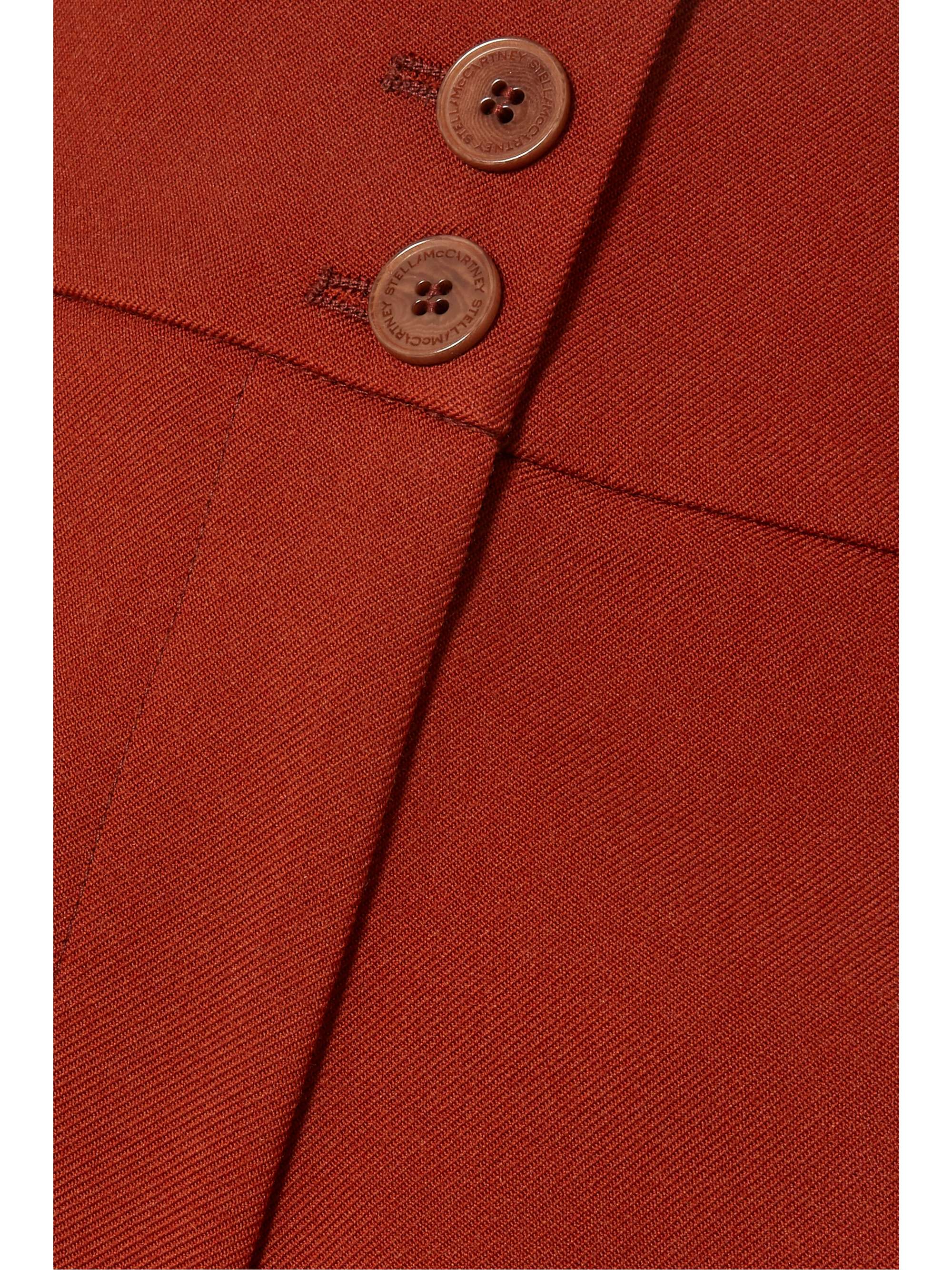 STELLA MCCARTNEY Wool-twill wide-leg pants