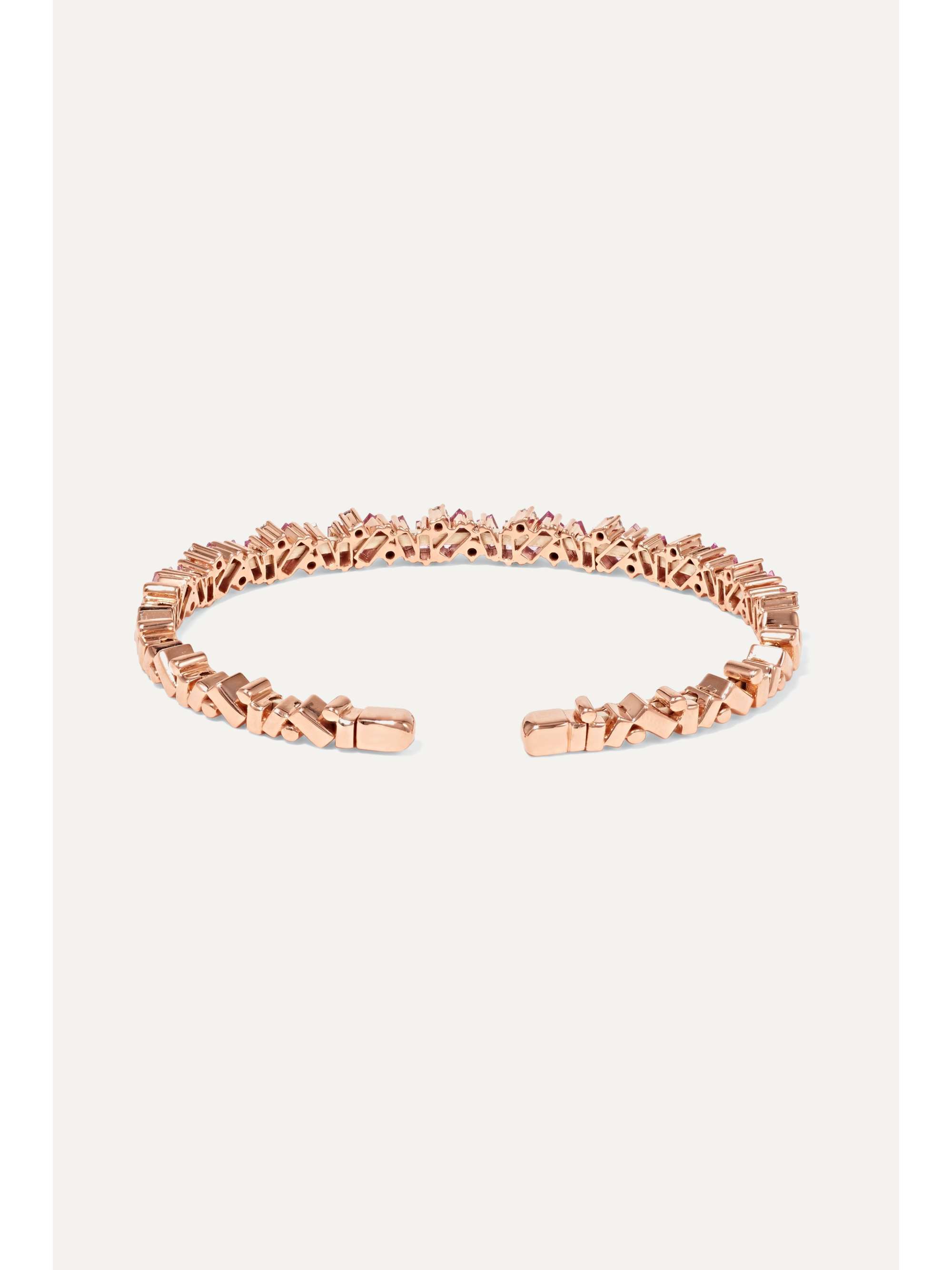 SUZANNE KALAN 18-karat gold diamond cuff