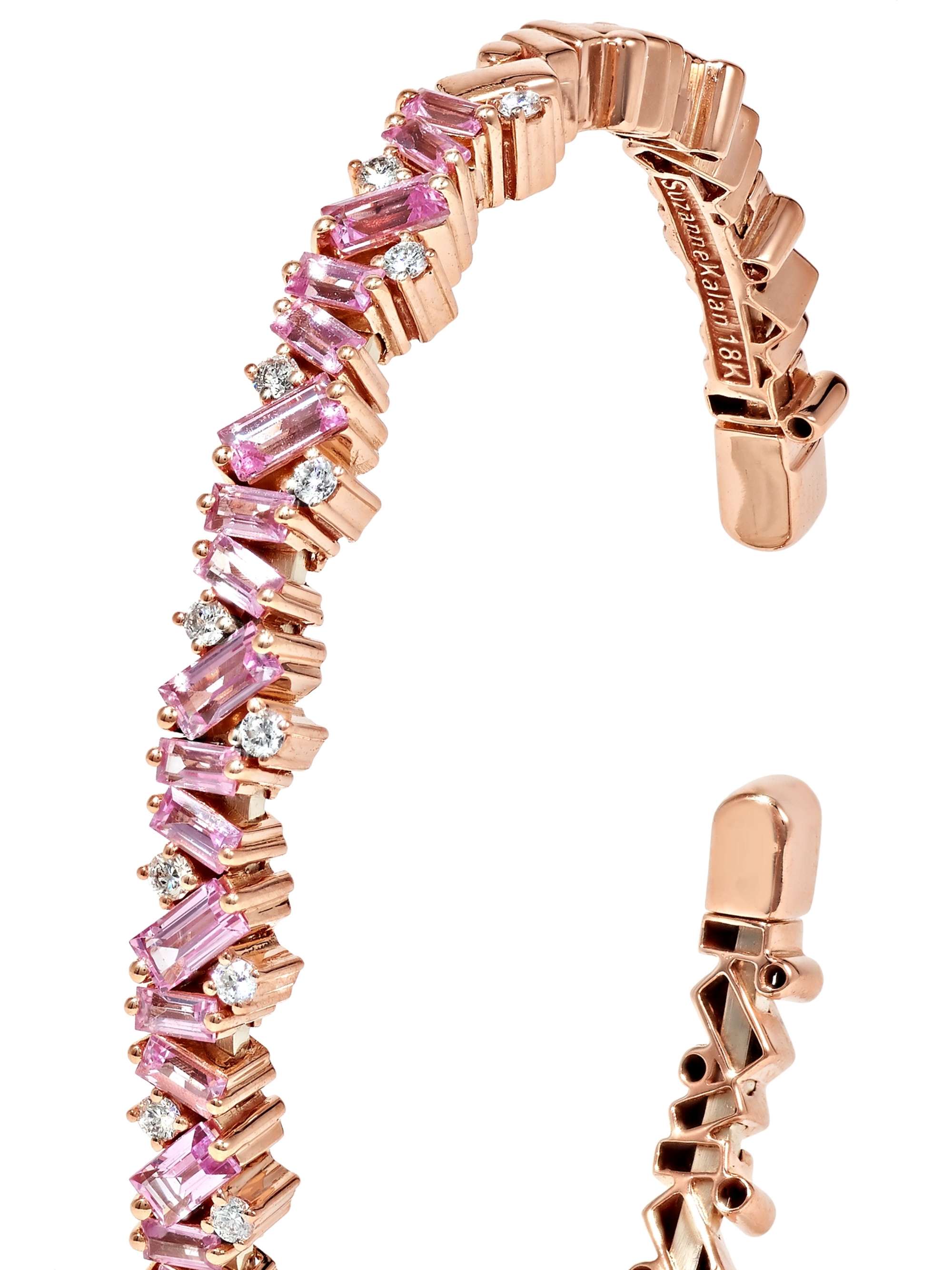 SUZANNE KALAN 18-karat gold diamond cuff