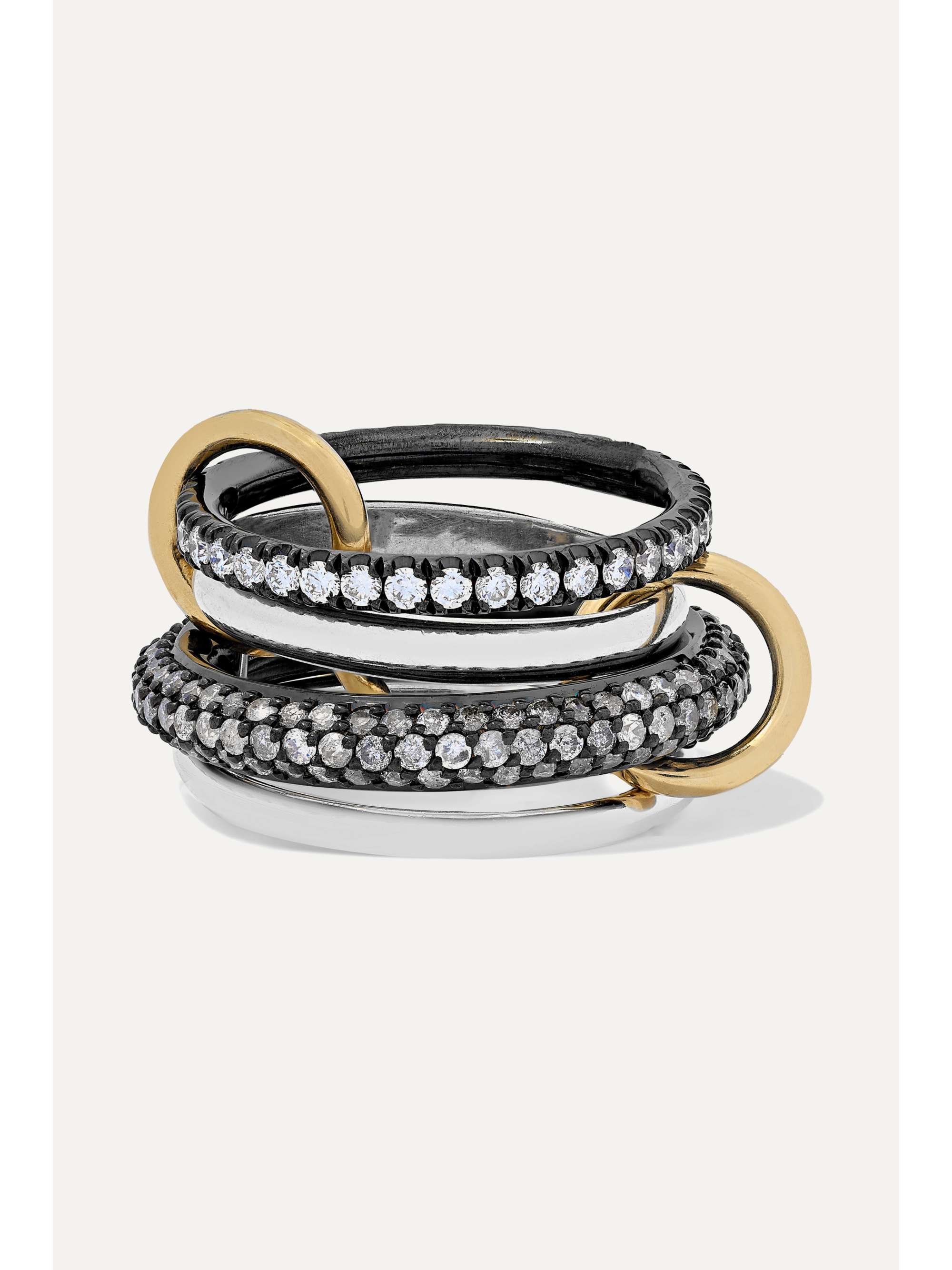 SPINELLI KILCOLLIN 18-karat gold, sapphire and diamond rings
