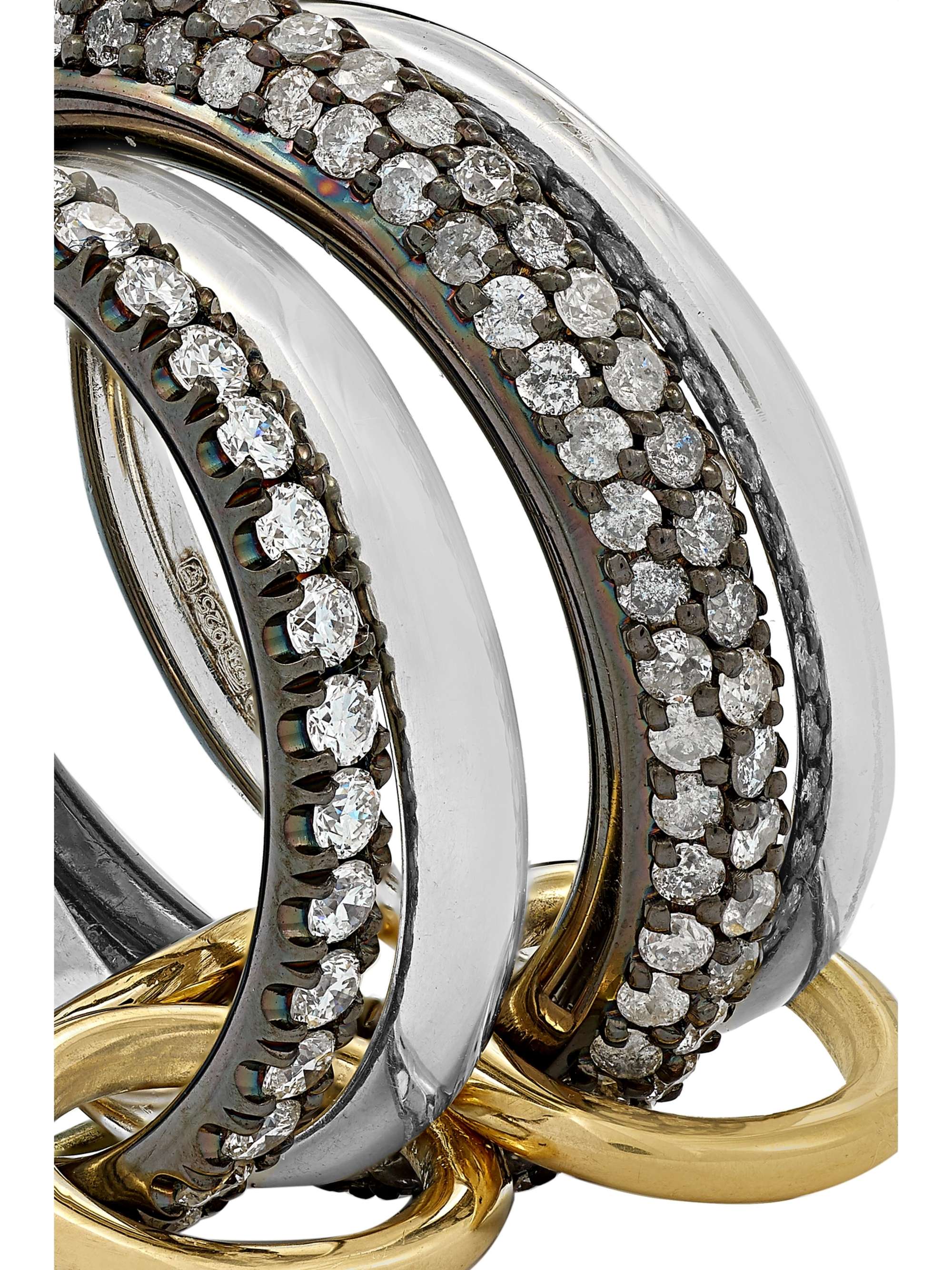 SPINELLI KILCOLLIN 18-karat gold, sapphire and diamond rings