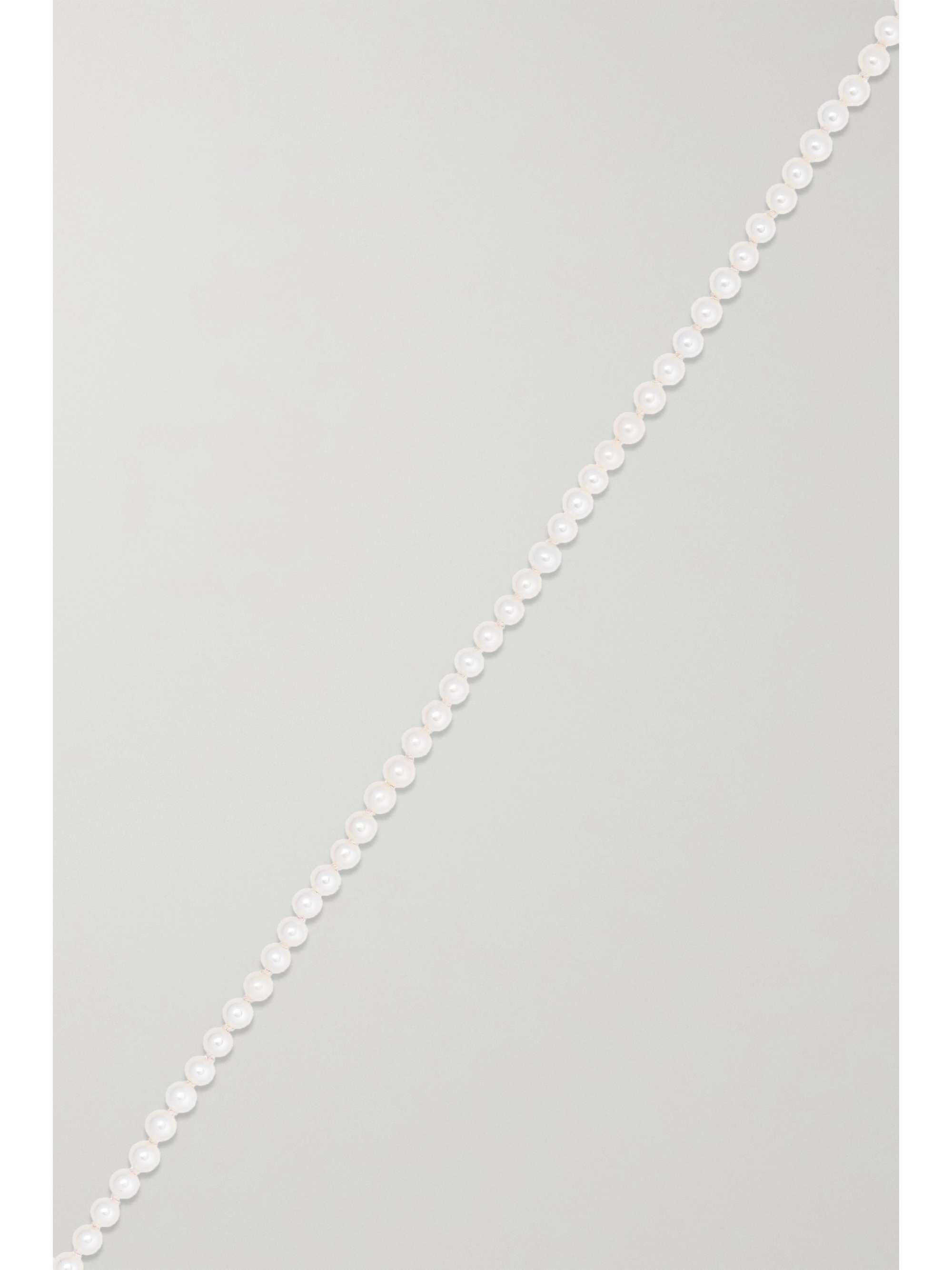 SOPHIE BILLE BRAHE + Cecilie Bahnsen Mimosa 14-karat gold pearl necklace