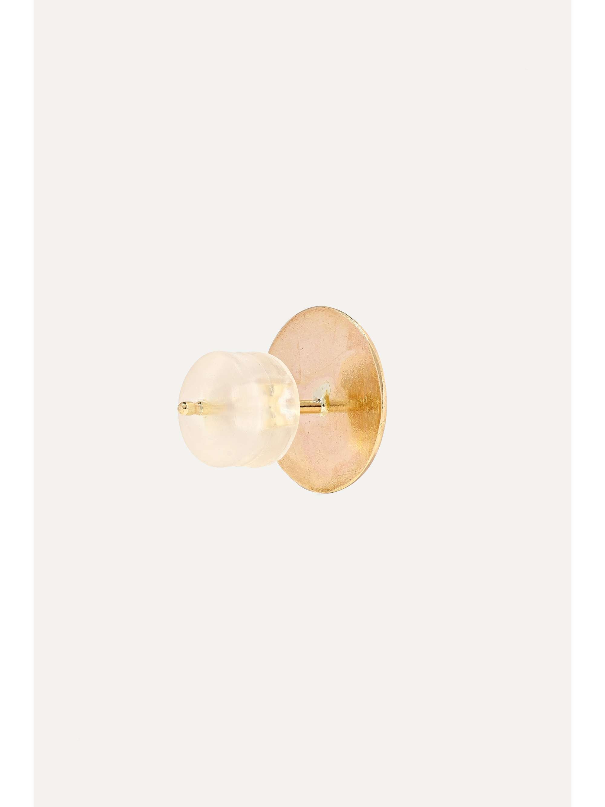 MELISSA JOY MANNING + NET SUSTAIN 14-karat gold earrings