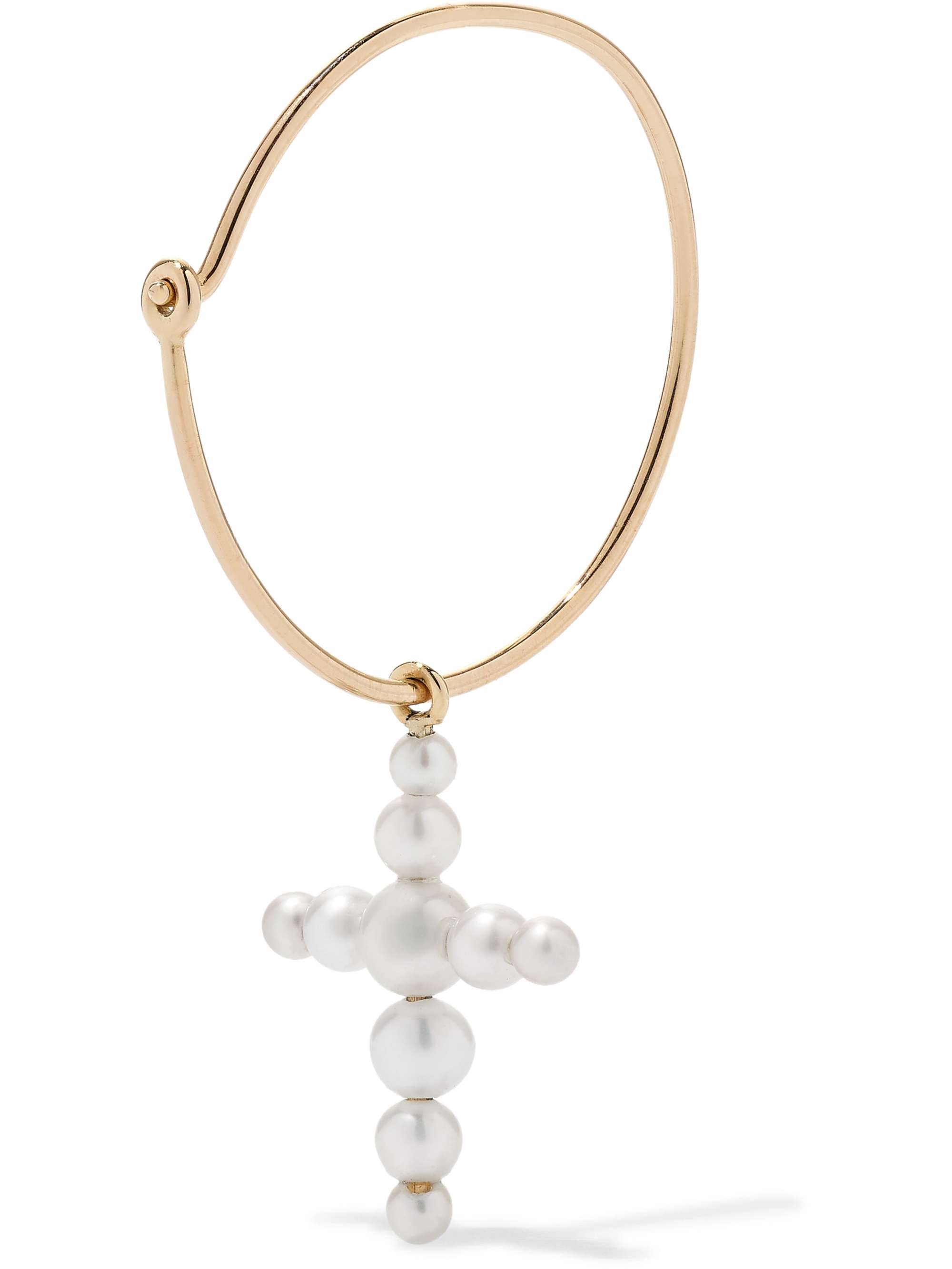 SOPHIE BILLE BRAHE Fellini 14-karat gold pearl earring
