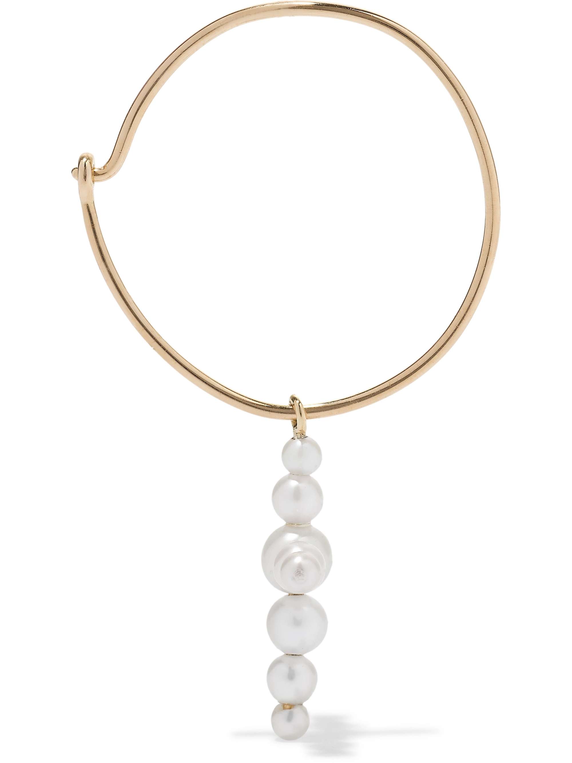 SOPHIE BILLE BRAHE Fellini 14-karat gold pearl earring