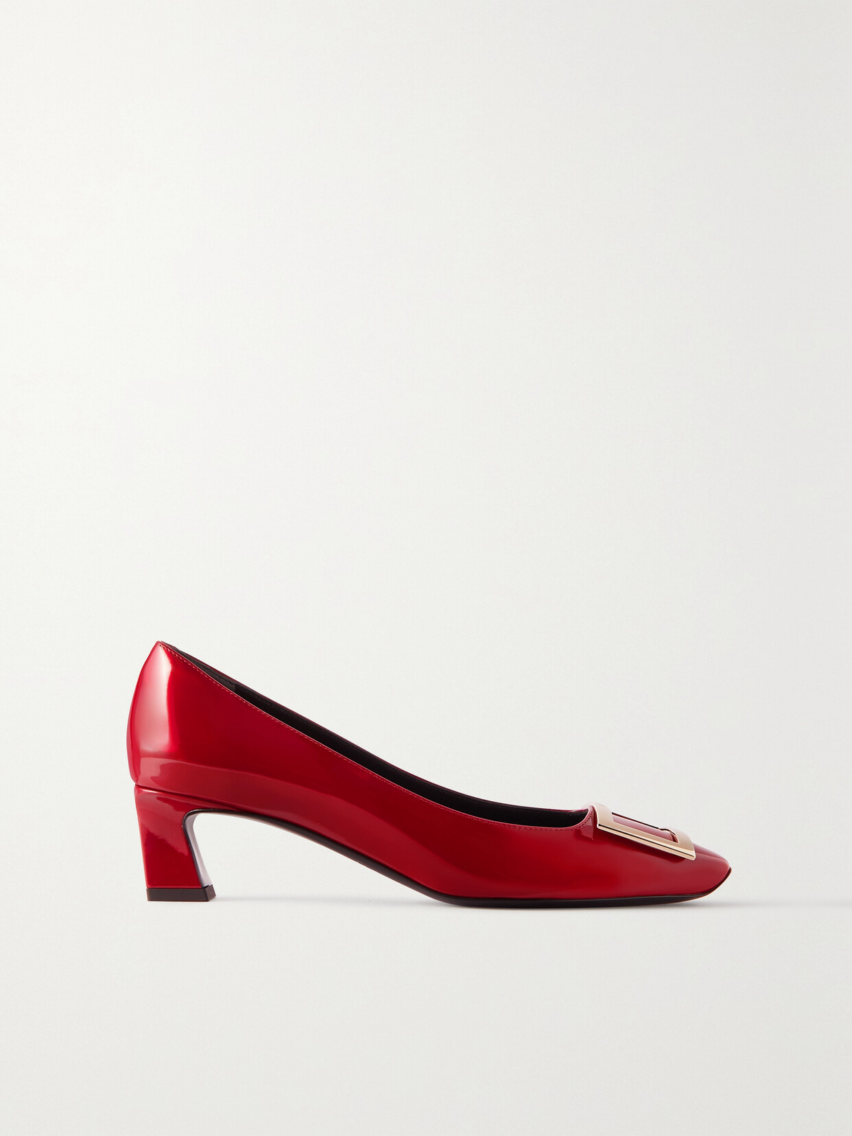 Roger Vivier Decollete Trompette Patent-leather Pumps - Red