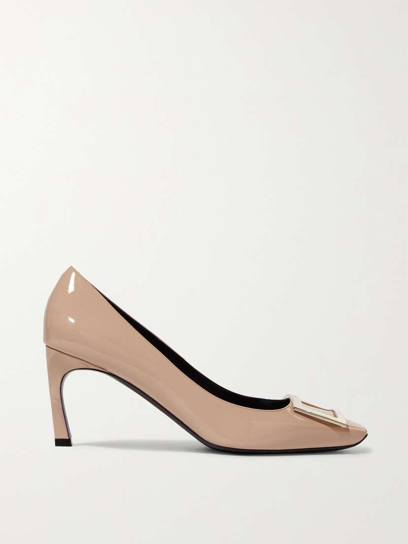 Roger Vivier Belle Vivier Trompette 70 Patent-leather Pumps