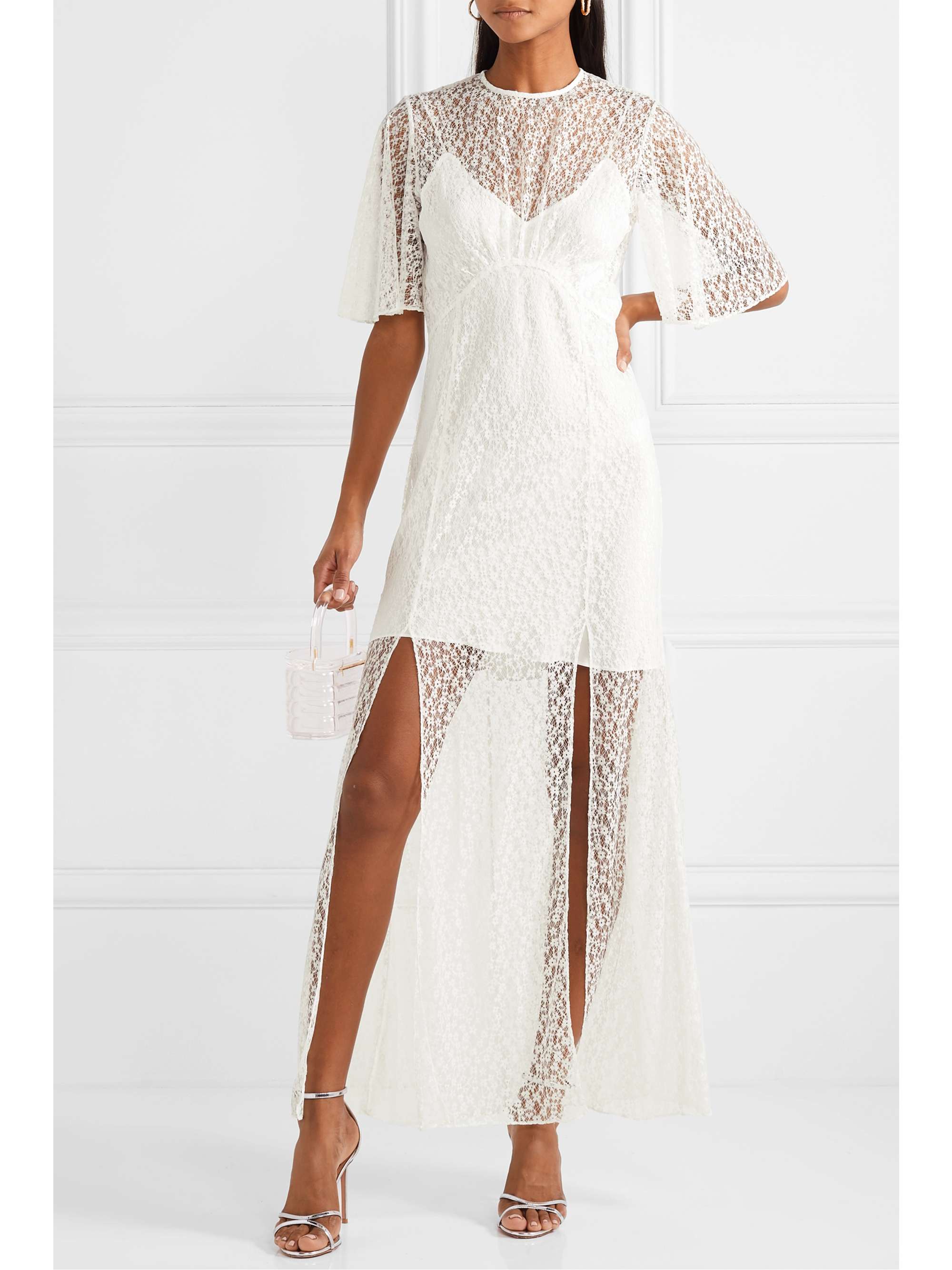 net lace gown