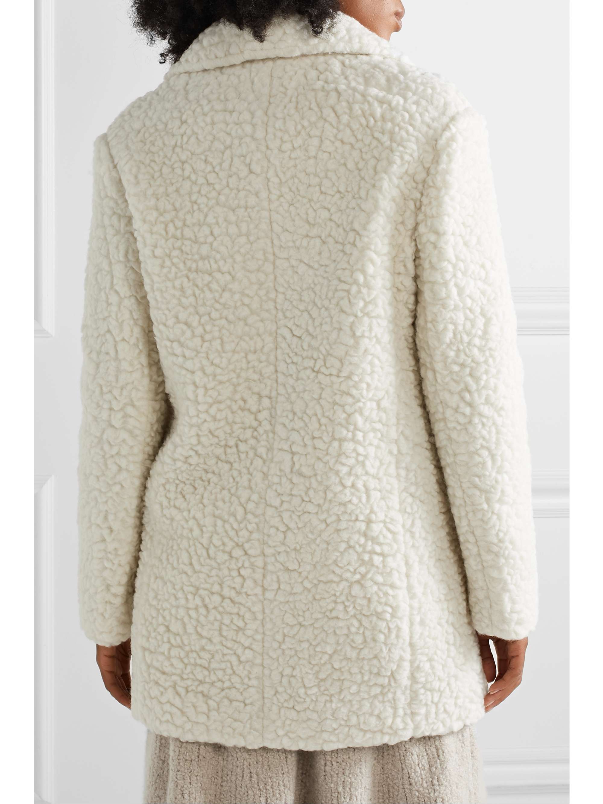 textured wool coat
