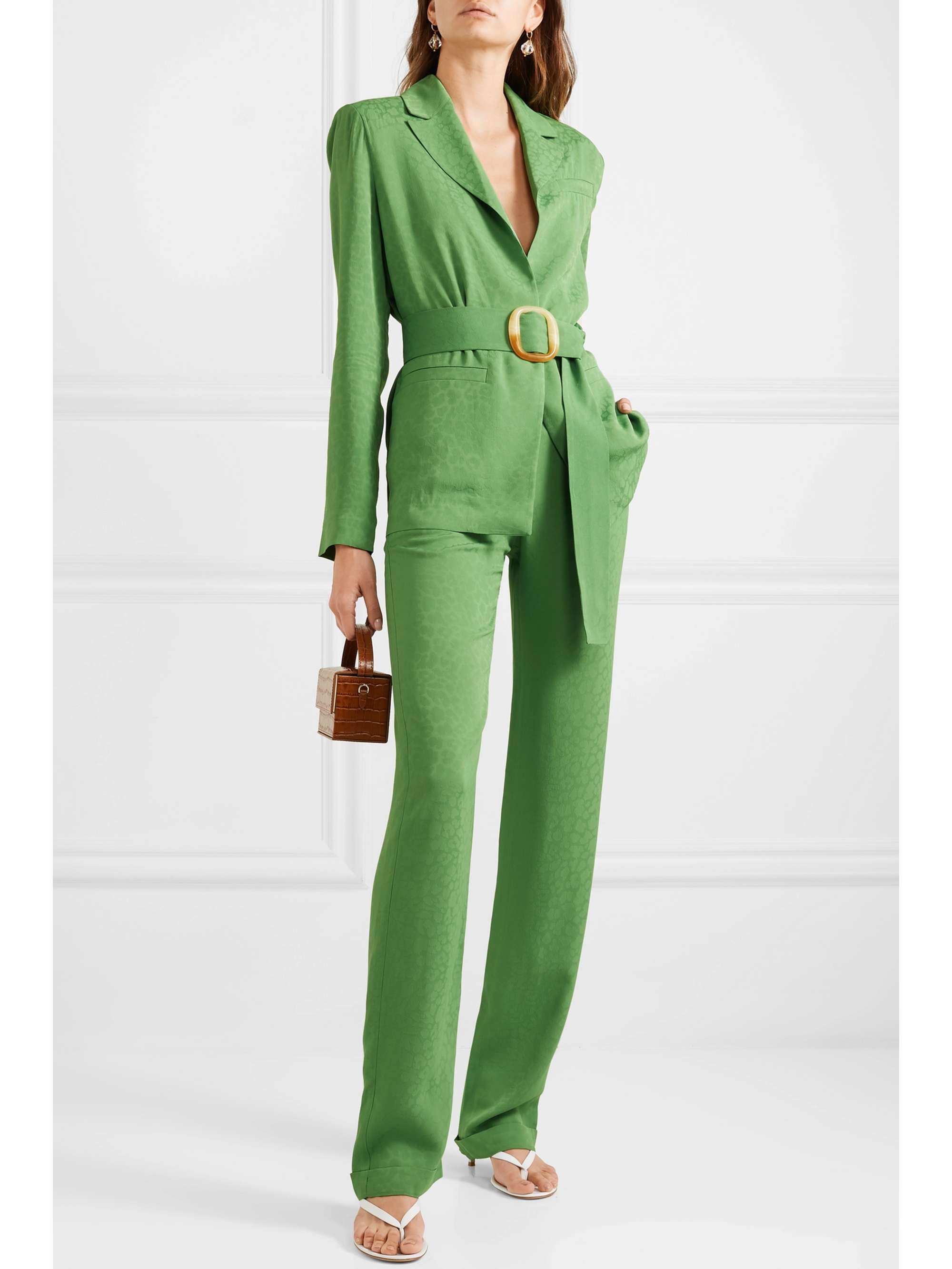 MATÉRIEL Jacquard straight-leg pants
