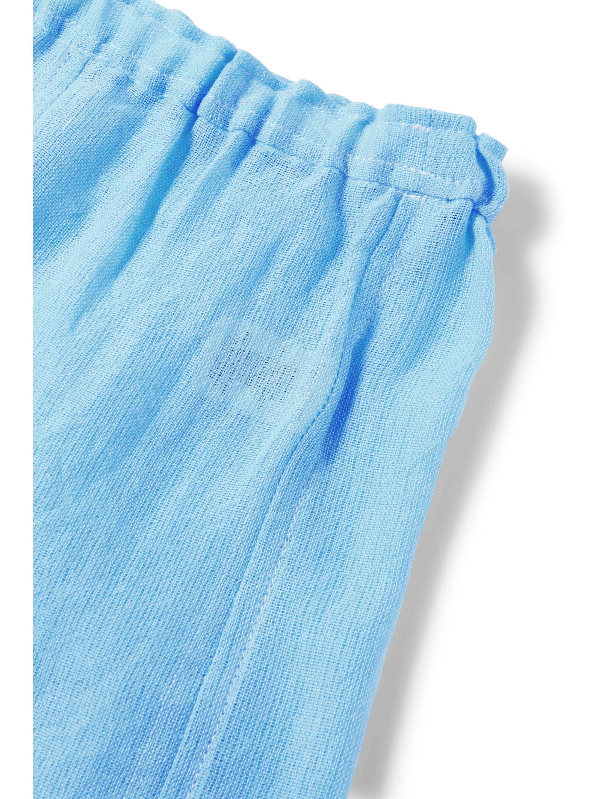 LEMLEM KIDS Eskedar striped cotton-blend gauze pants
