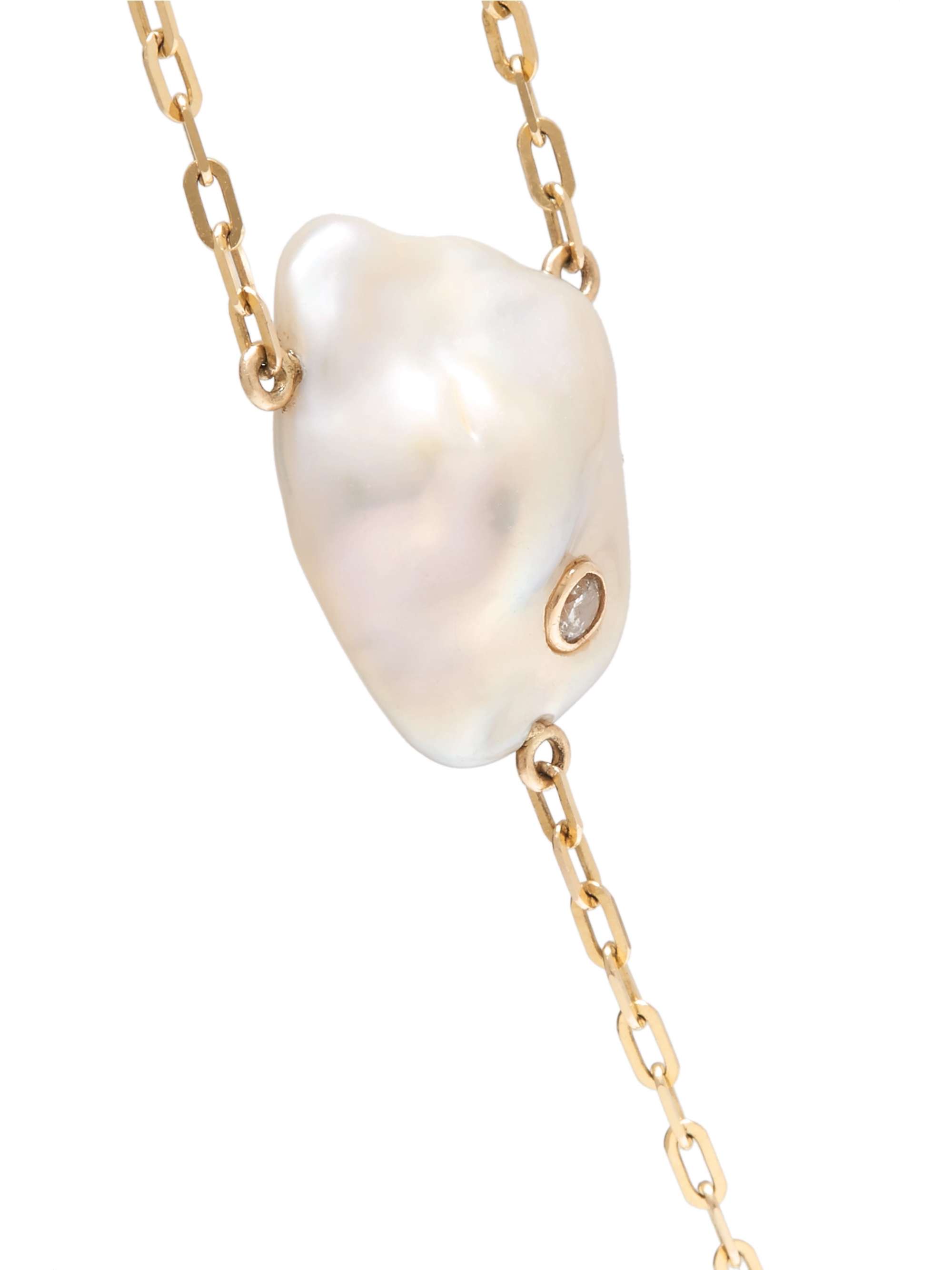 HARRIS ZHU 14-karat gold multi-stone necklace