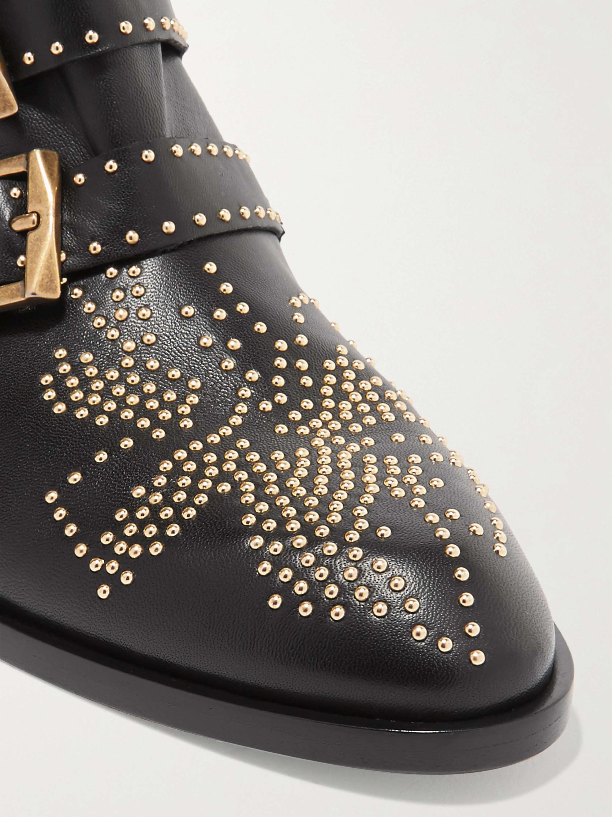 CHLOÉ Susanna studded leather ankle boots