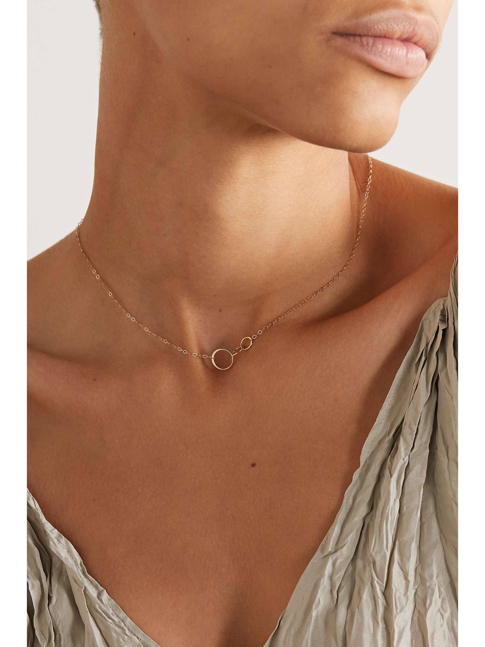 MELISSA JOY MANNING 14-karat gold necklace
