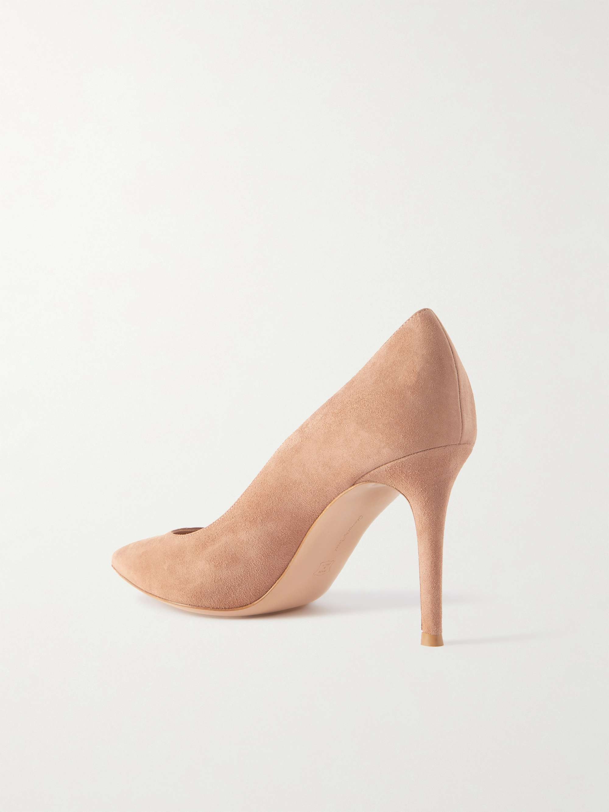 GIANVITO ROSSI 85 suede pumps