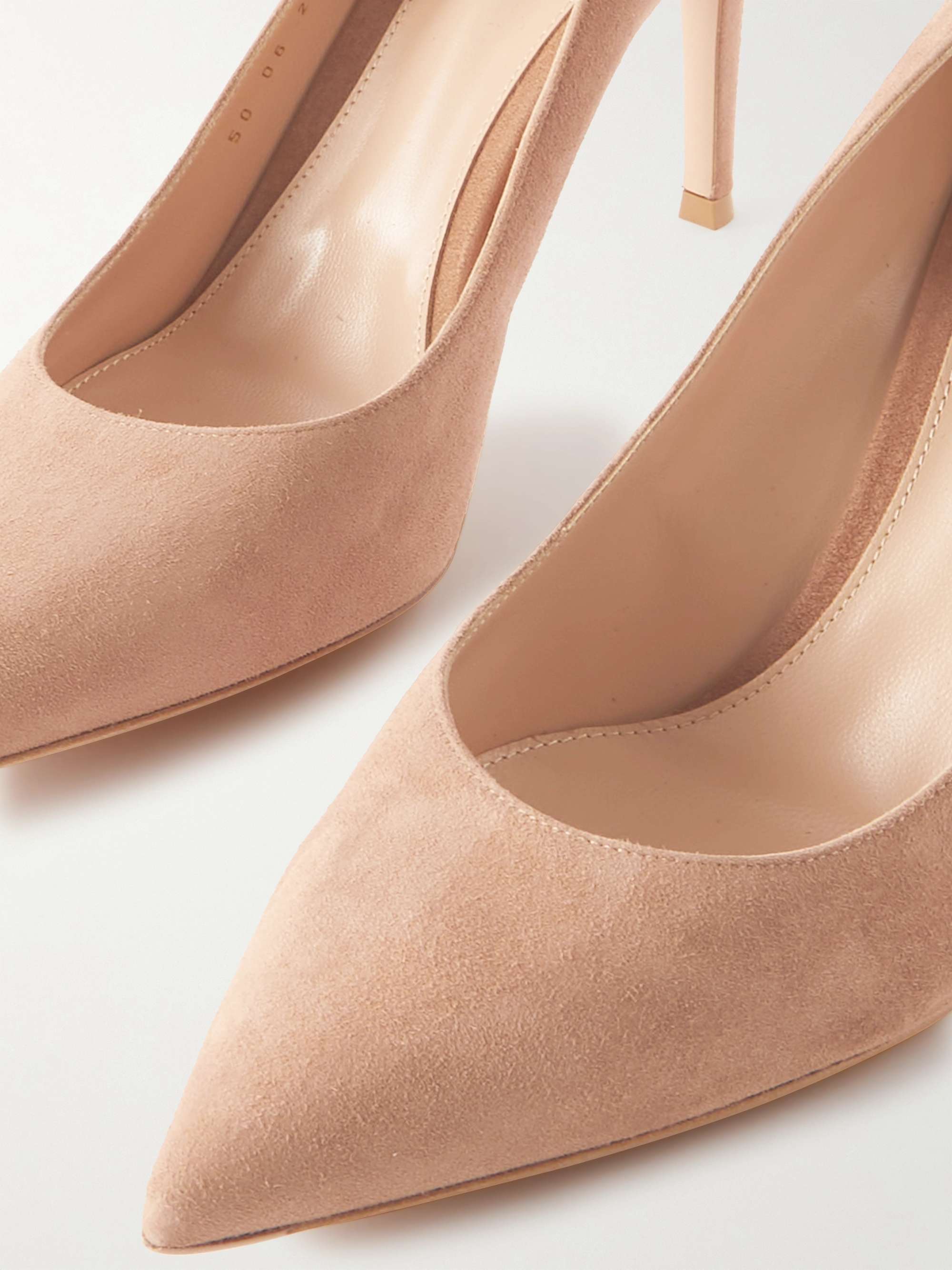 GIANVITO ROSSI 85 suede pumps