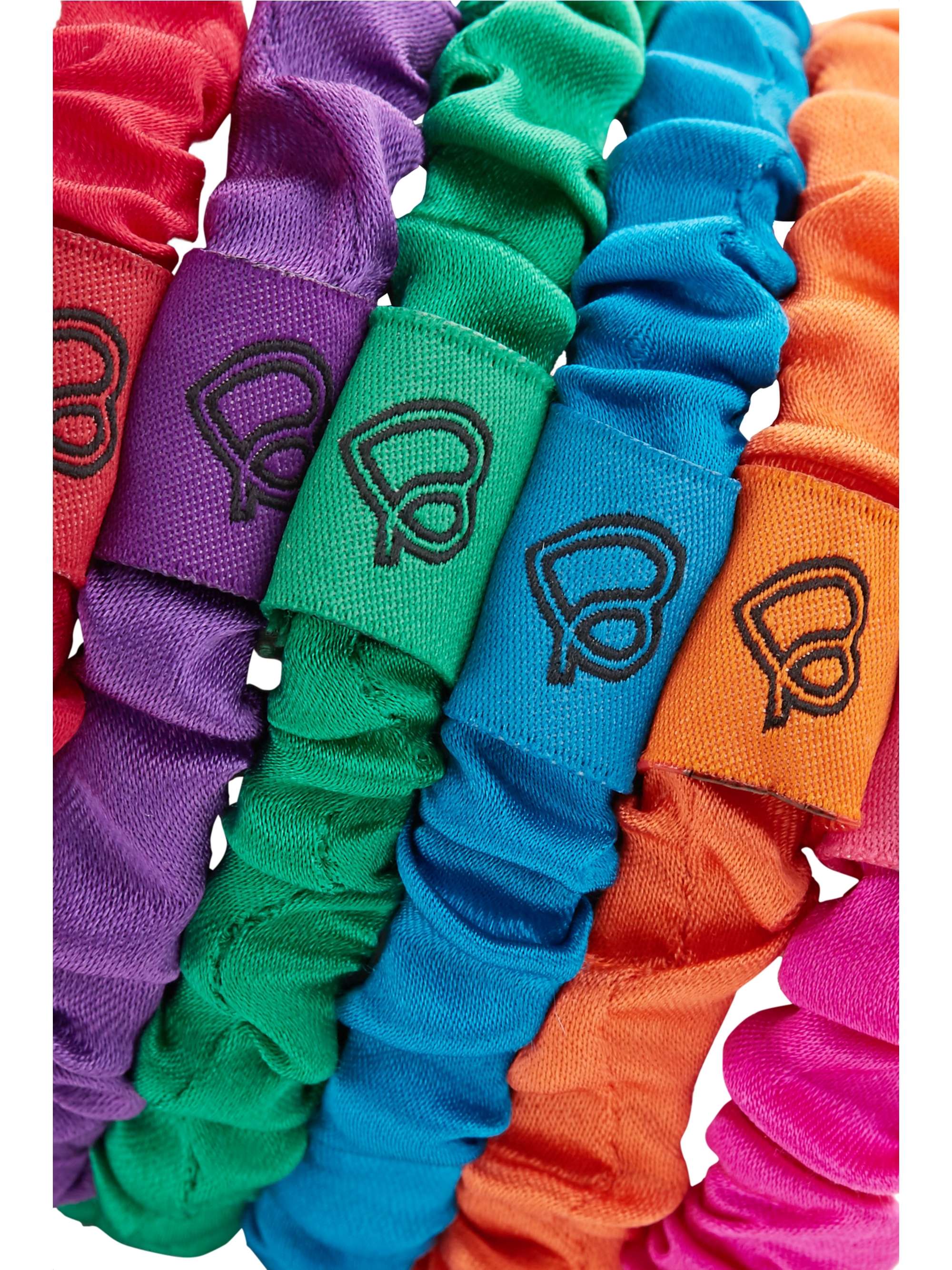 SILKE LONDON Frida set of six silk hair ties NETAPORTER