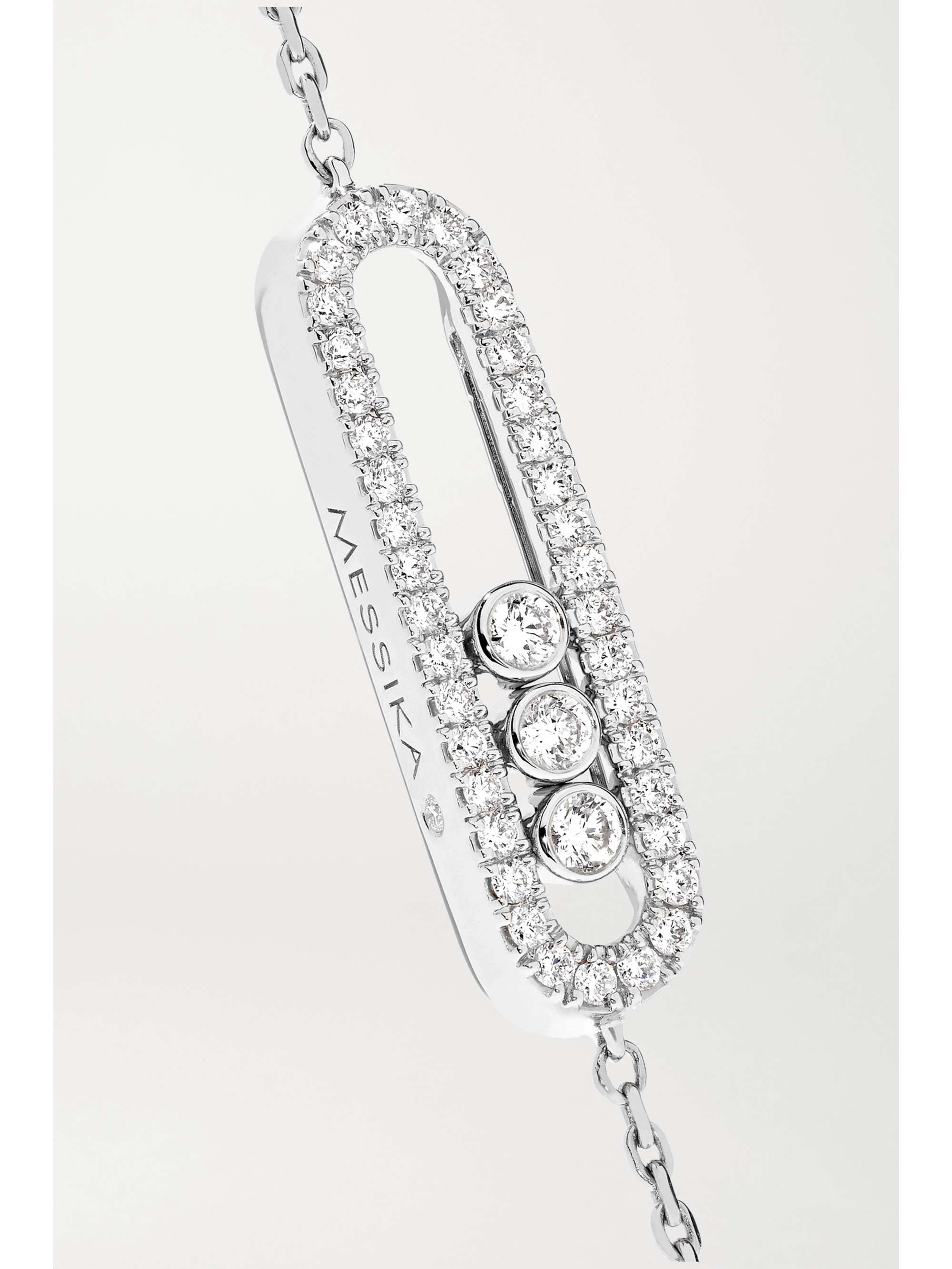 MESSIKA Baby Move 18-karat white gold diamond bracelet