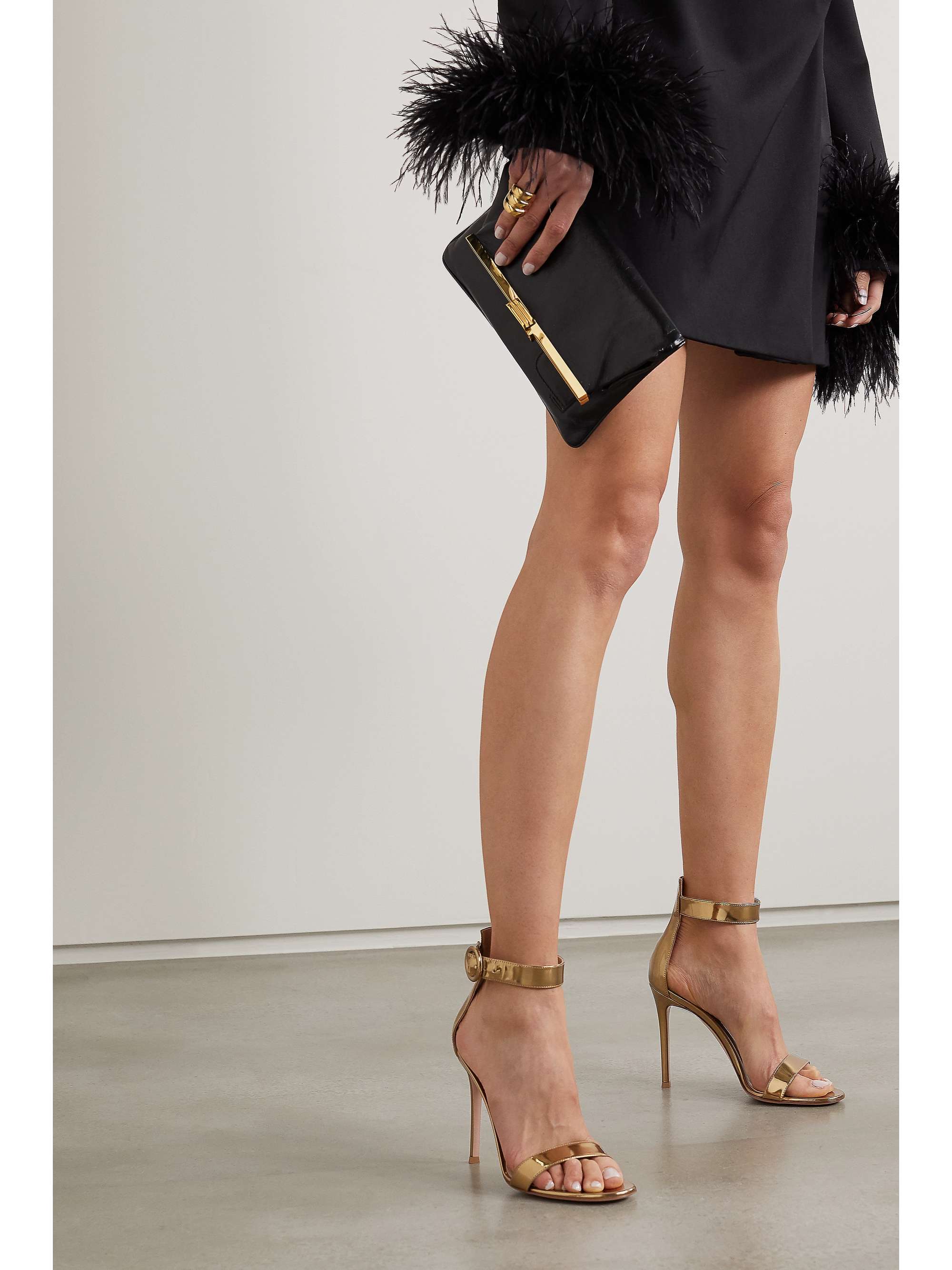 GIANVITO ROSSI Portofino 105 leather sandals