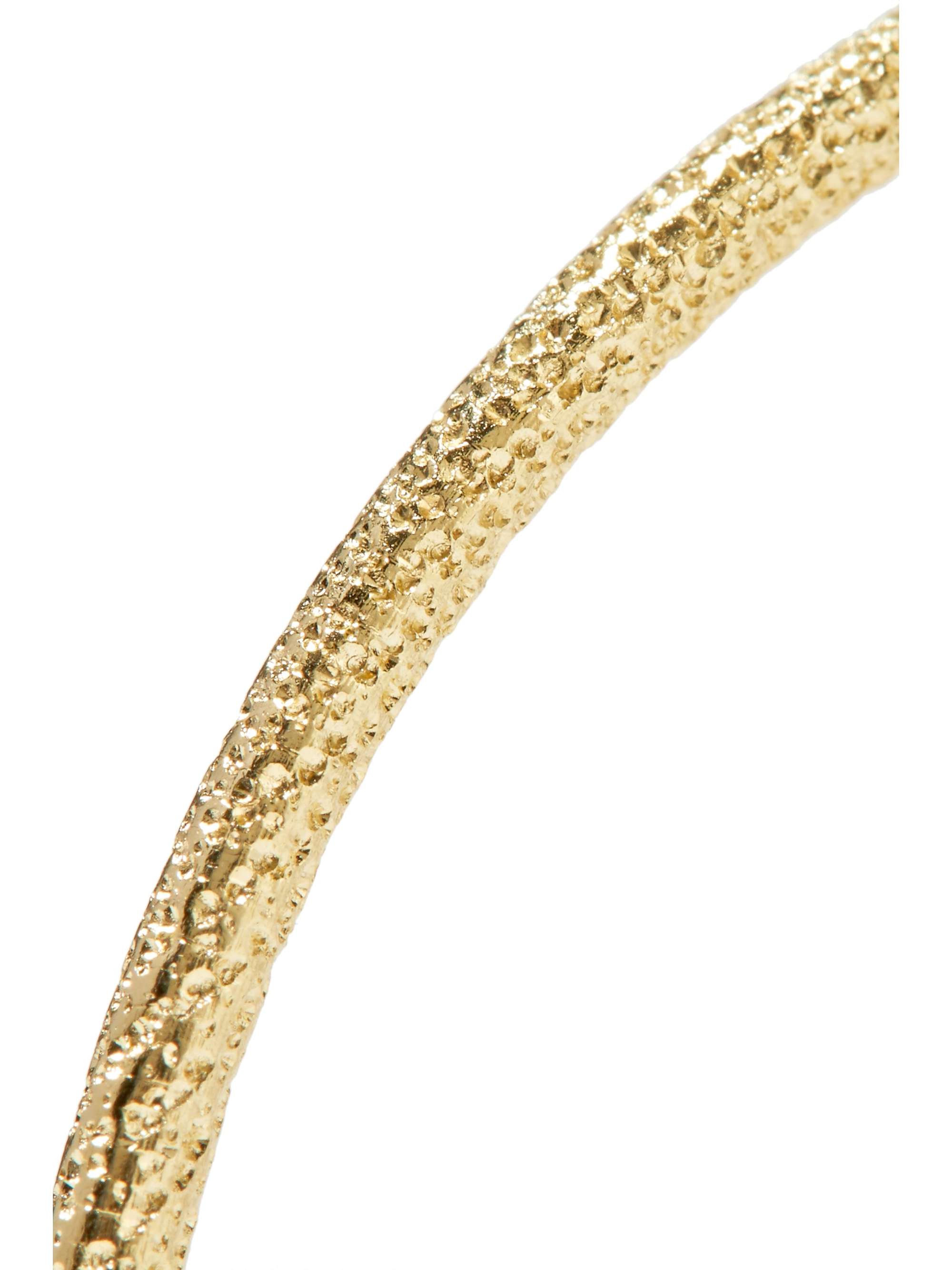 CAROLINA BUCCI Florentine 18-karat gold hoop earrings