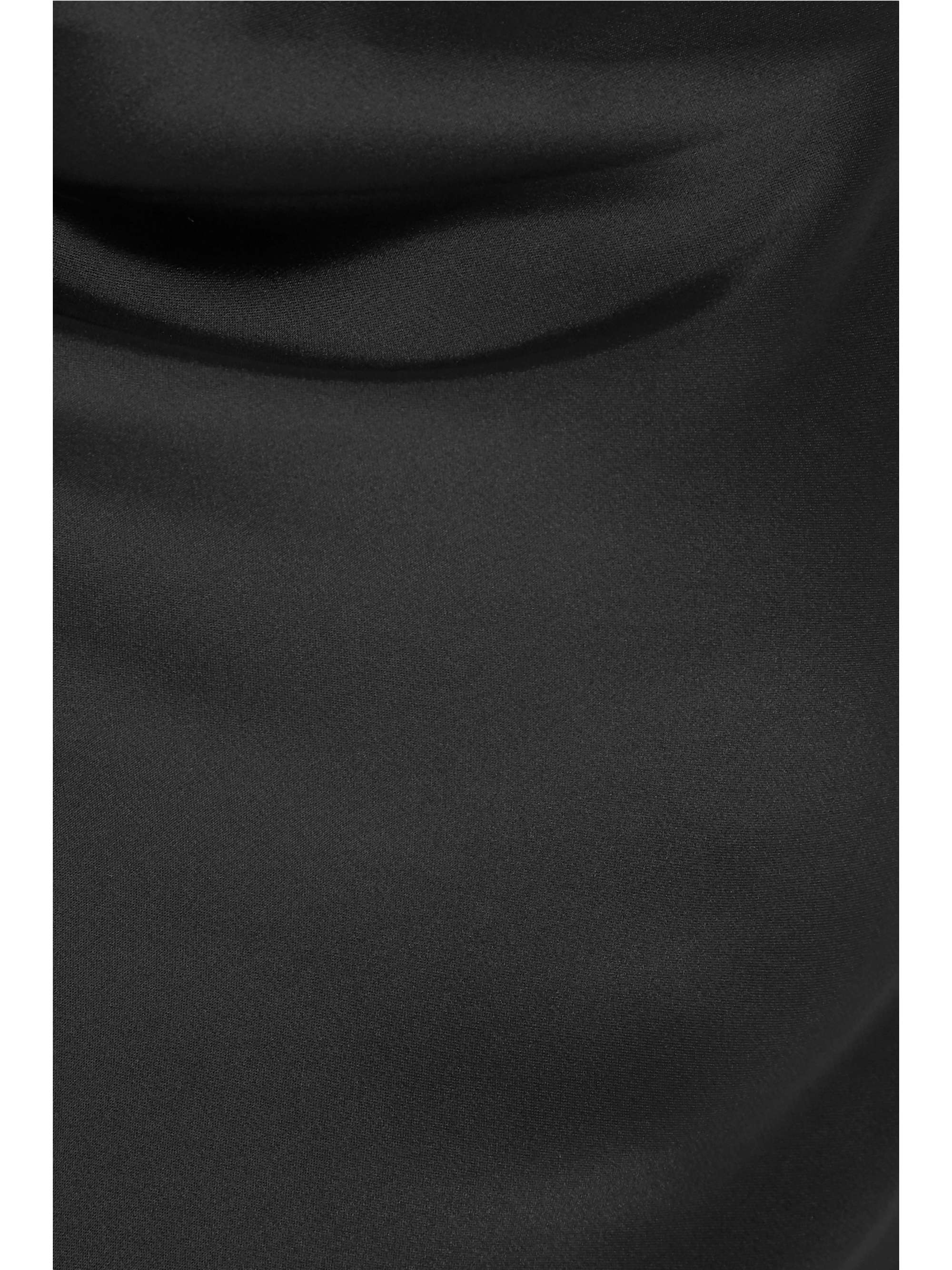 ORSEUND IRIS Ruched satin dress