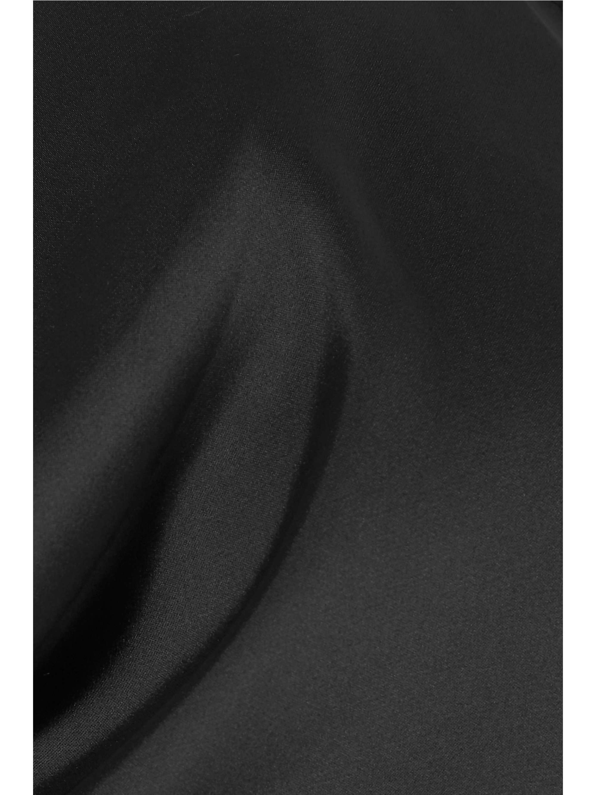 ORSEUND IRIS Ruched satin dress