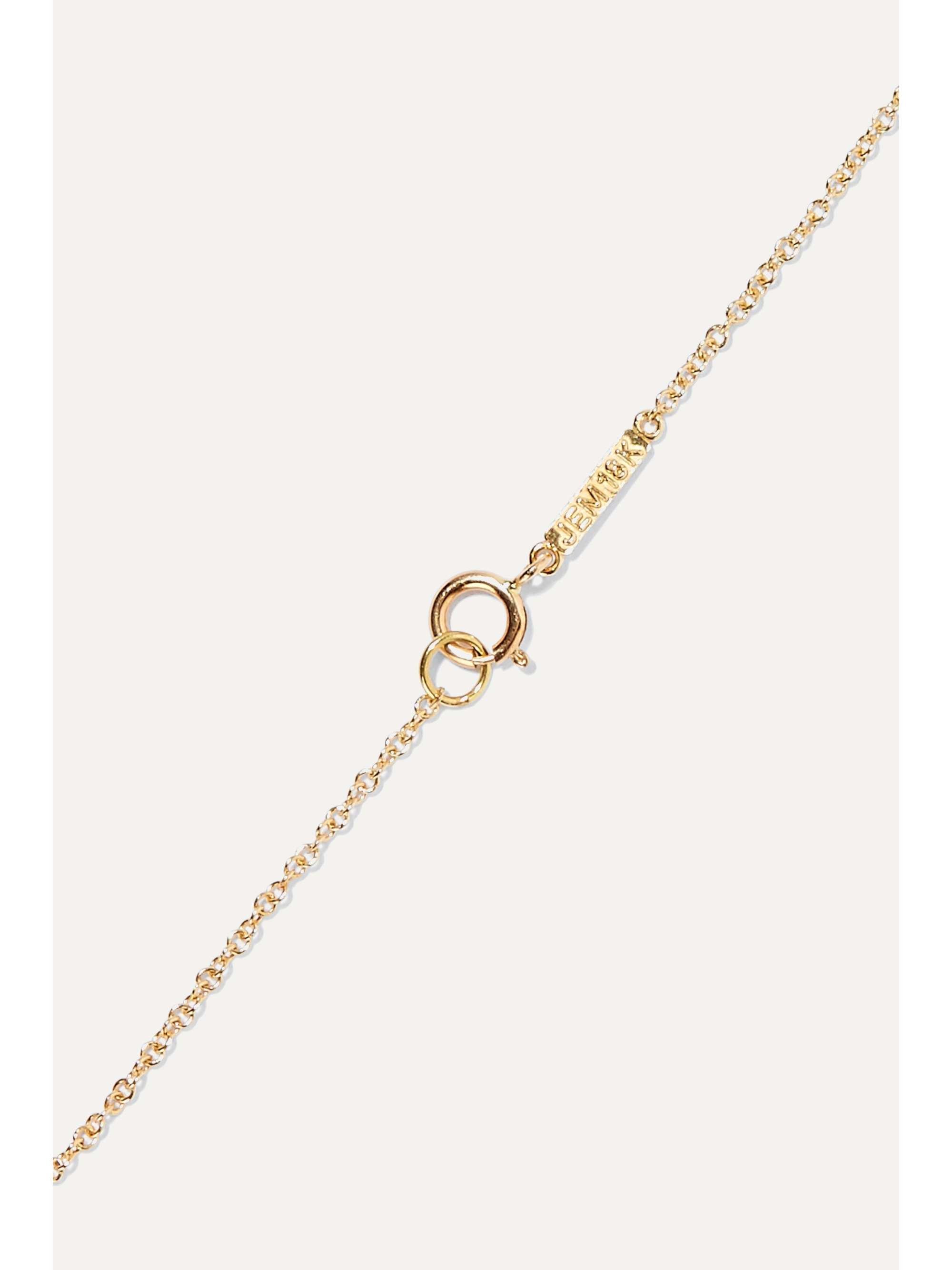 JENNIFER MEYER Love 18-karat gold bracelet