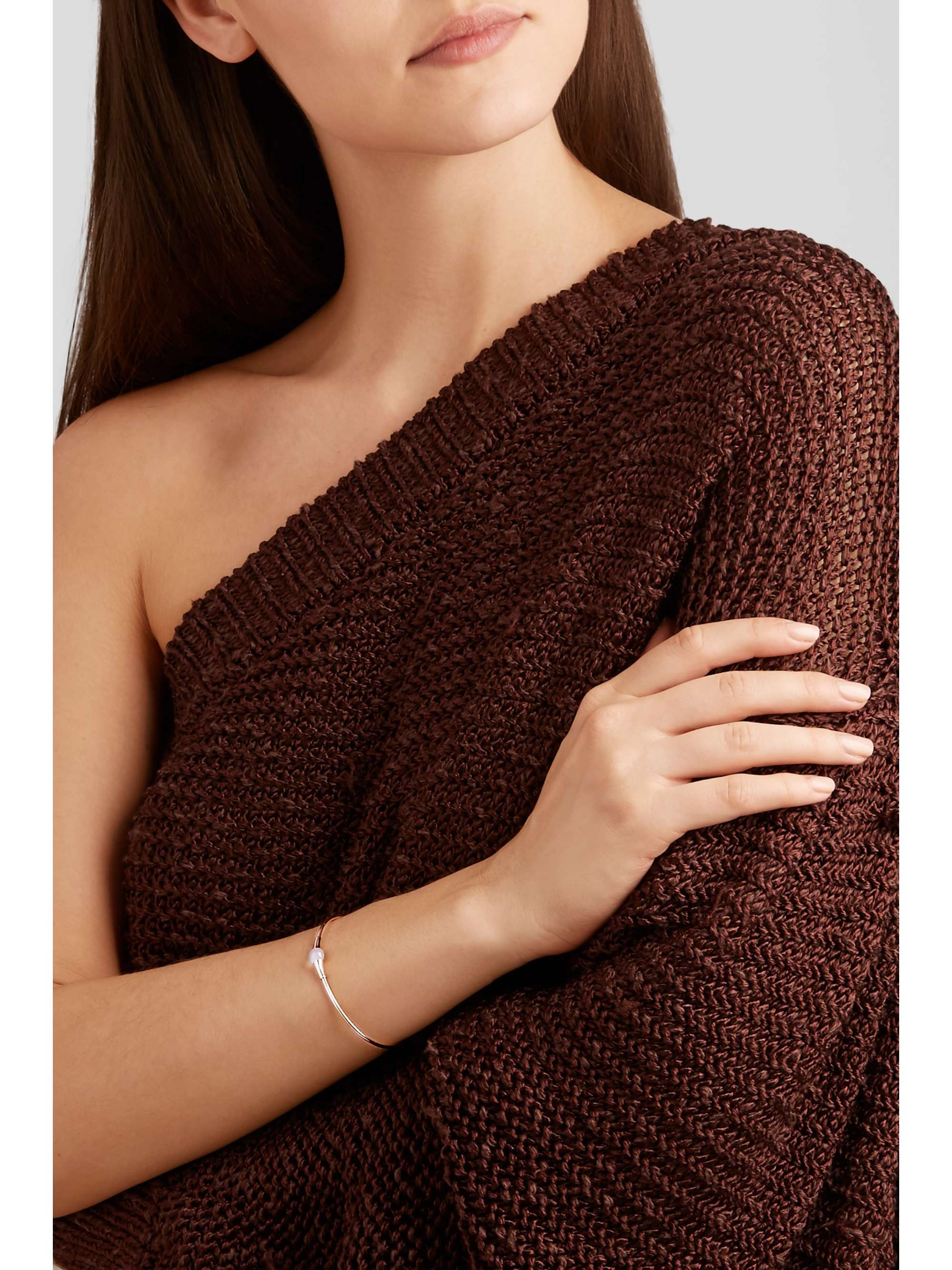 POMELLATO M'ama non M'ama 18-karat rose gold moonstone bracelet