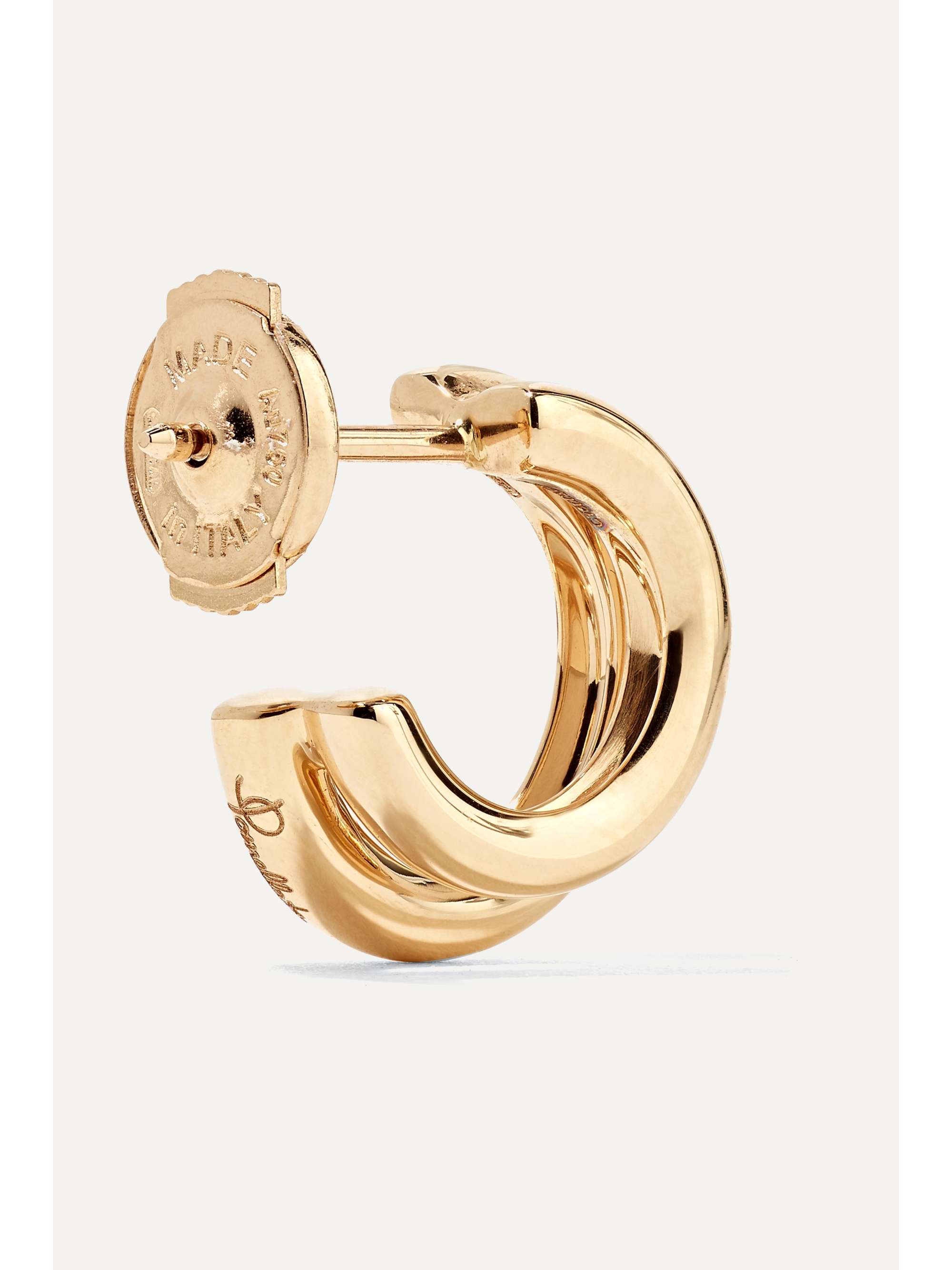 POMELLATO 18-karat rose gold hoop earrings