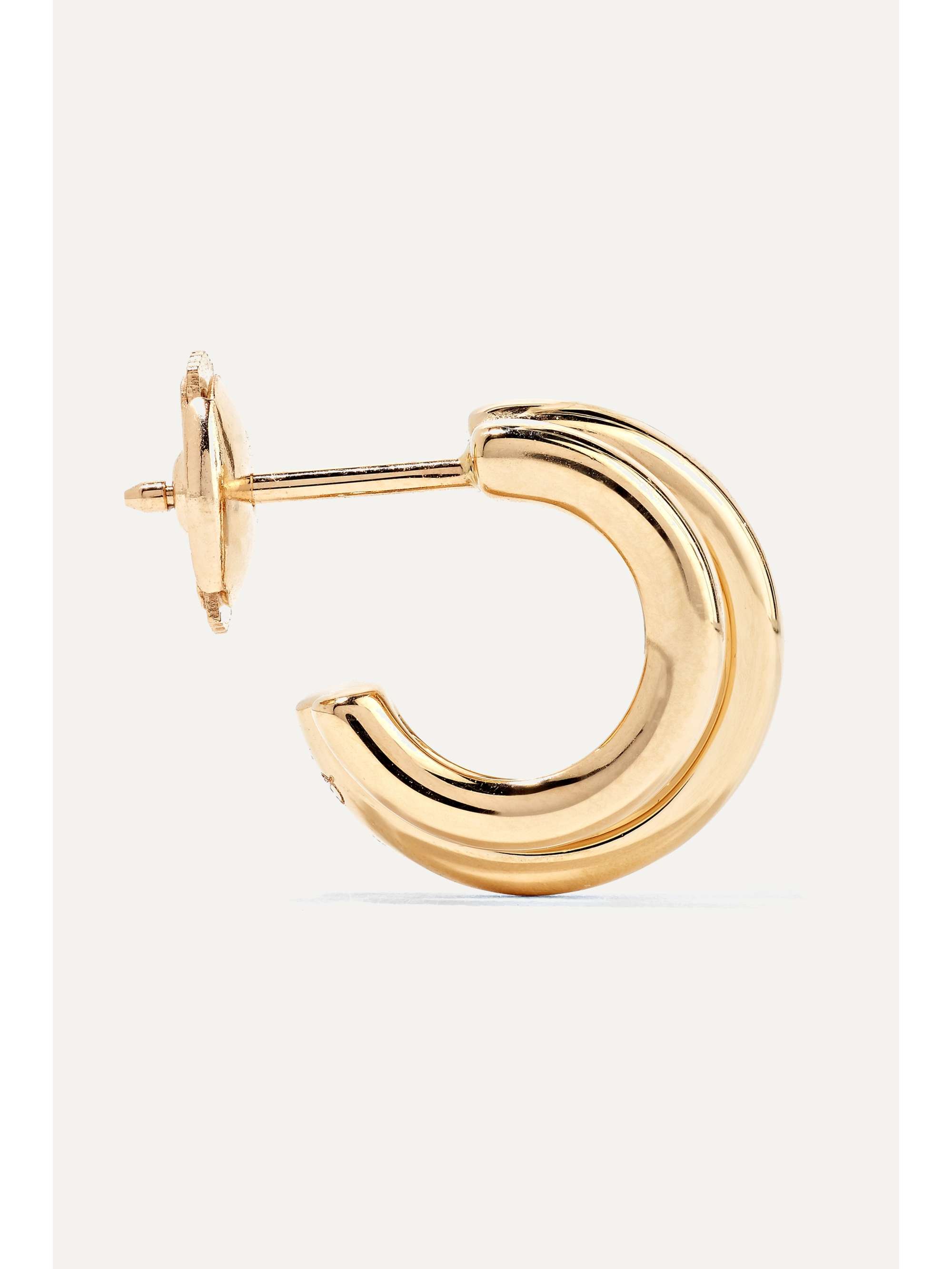 POMELLATO 18-karat rose gold hoop earrings