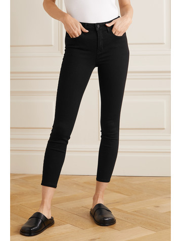 L'AGENCE Margot cropped high-rise skinny jeans