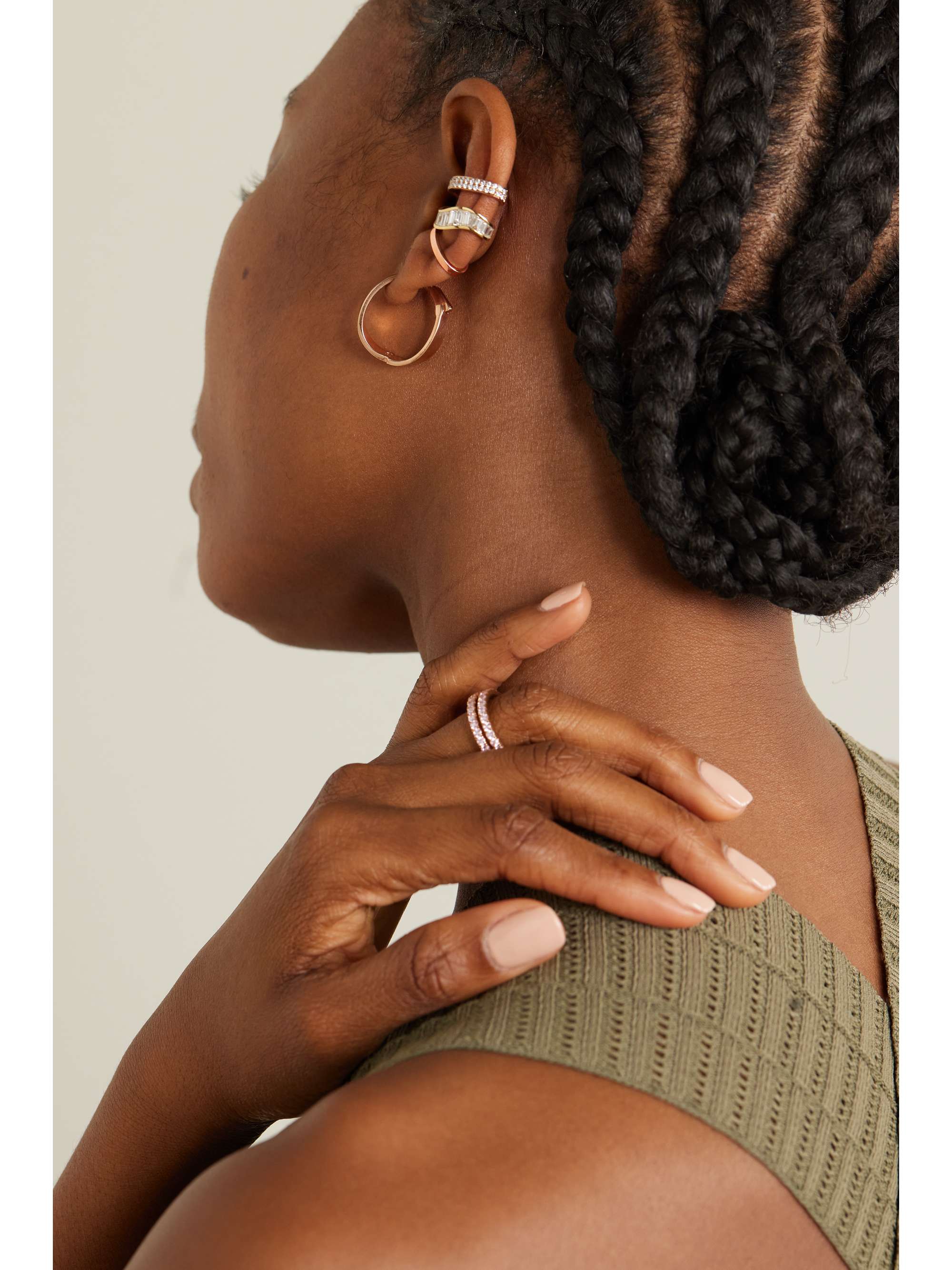 ANITA KO 18-karat rose gold ear cuff