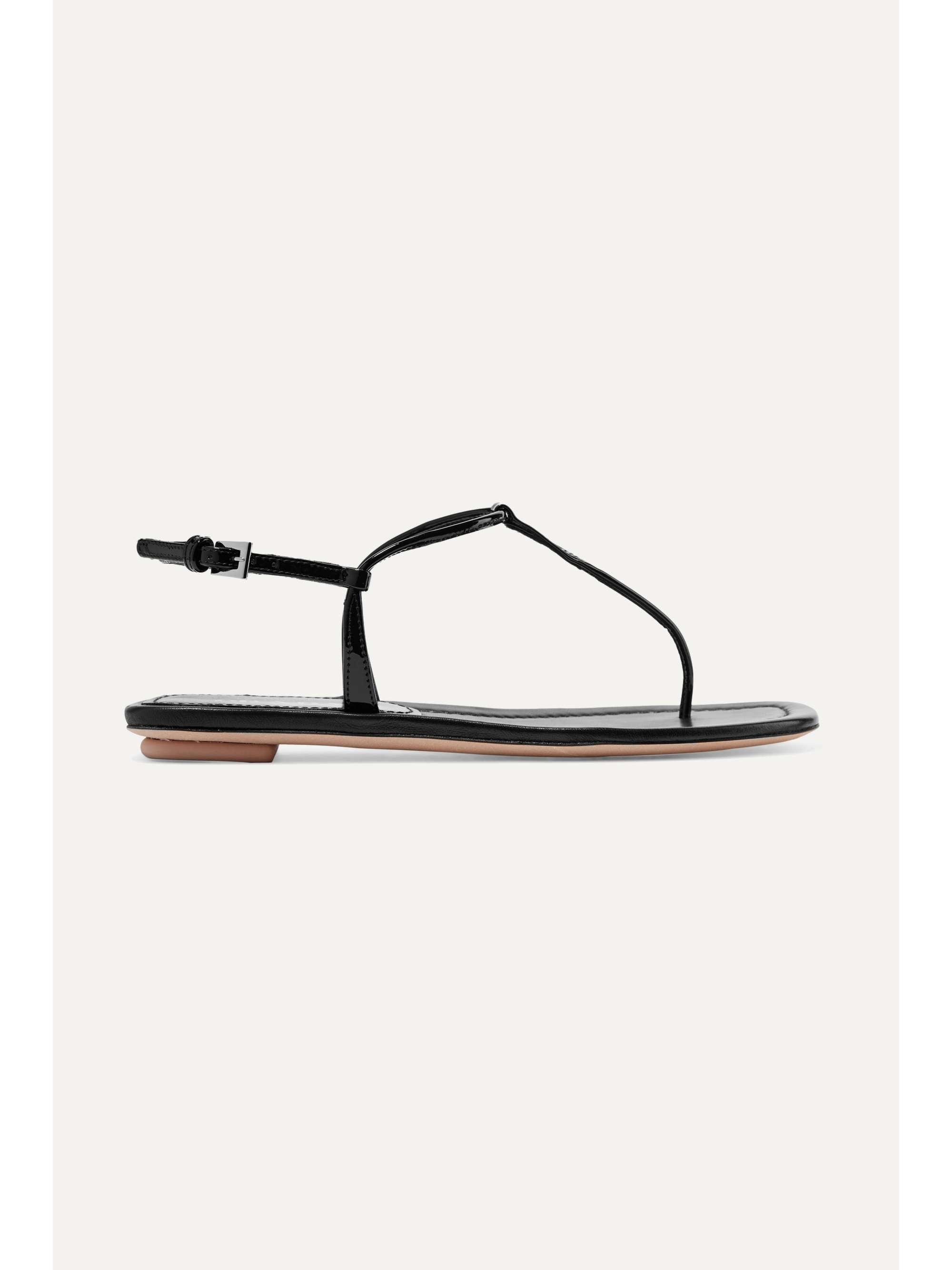 prada patent sandals