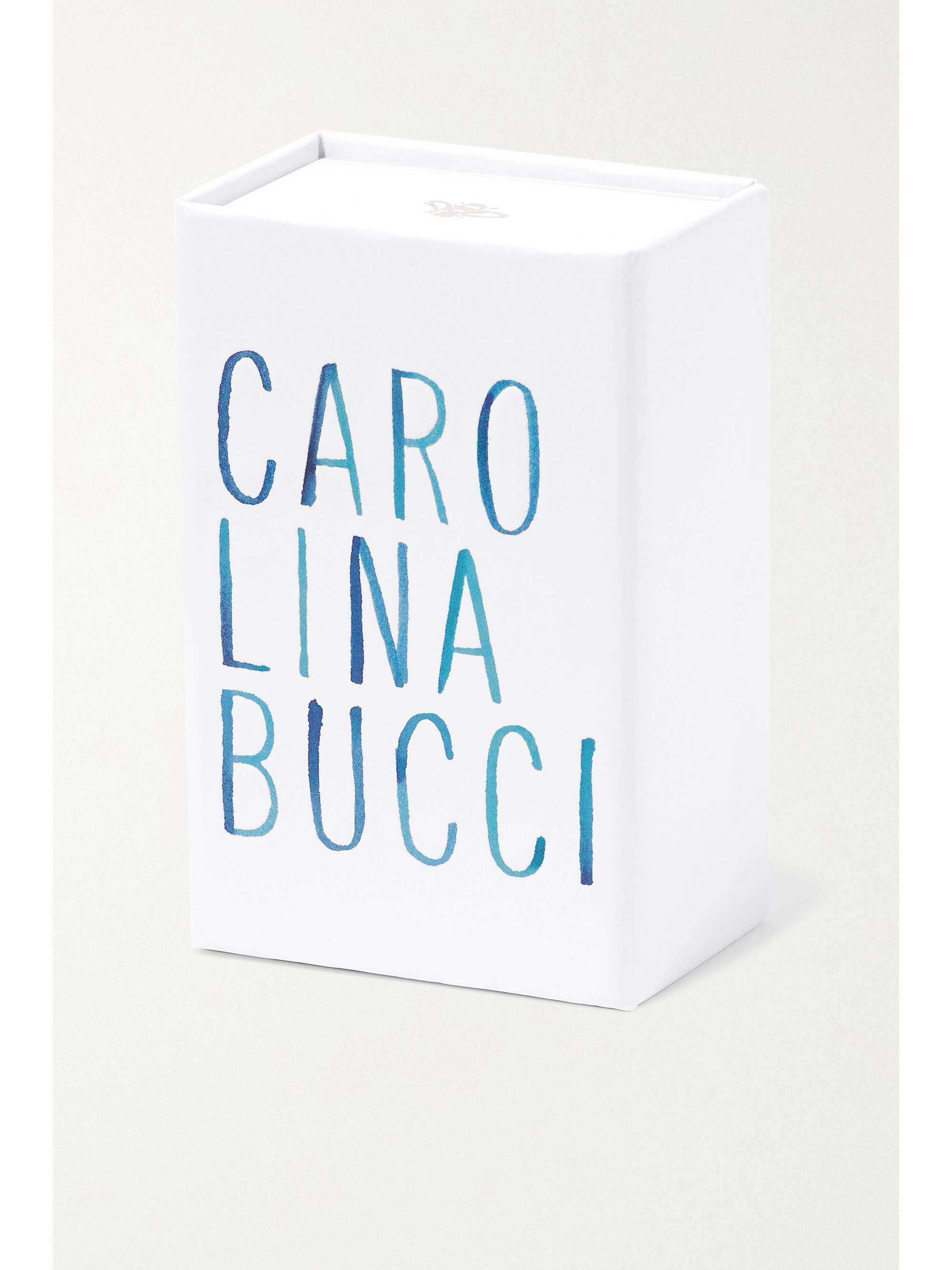 CAROLINA BUCCI Florentine 18-karat rose gold hoop earrings