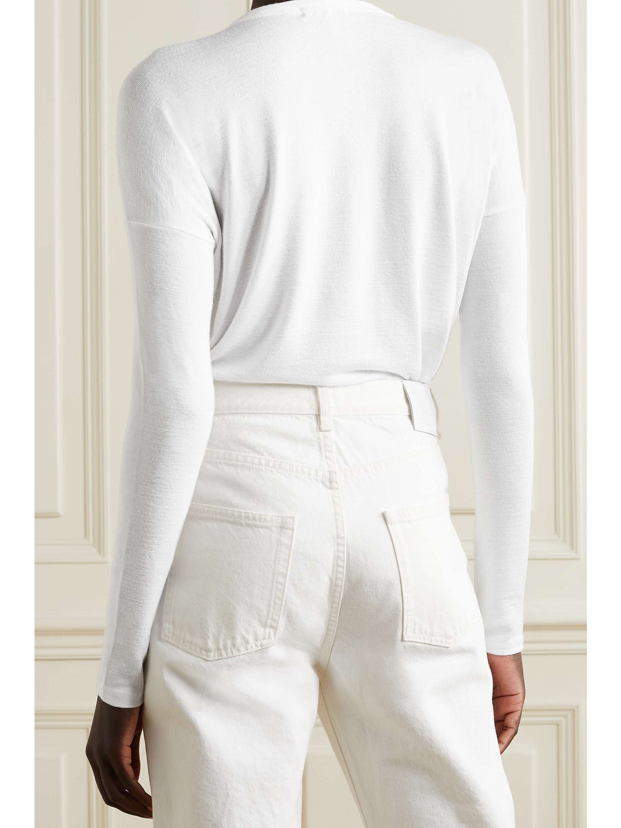 RAG & BONE Hudson slub stretch-jersey top