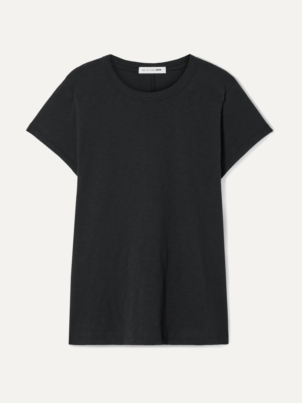 Rag & Bone The Tee Cotton-jersey T-shirt - Black