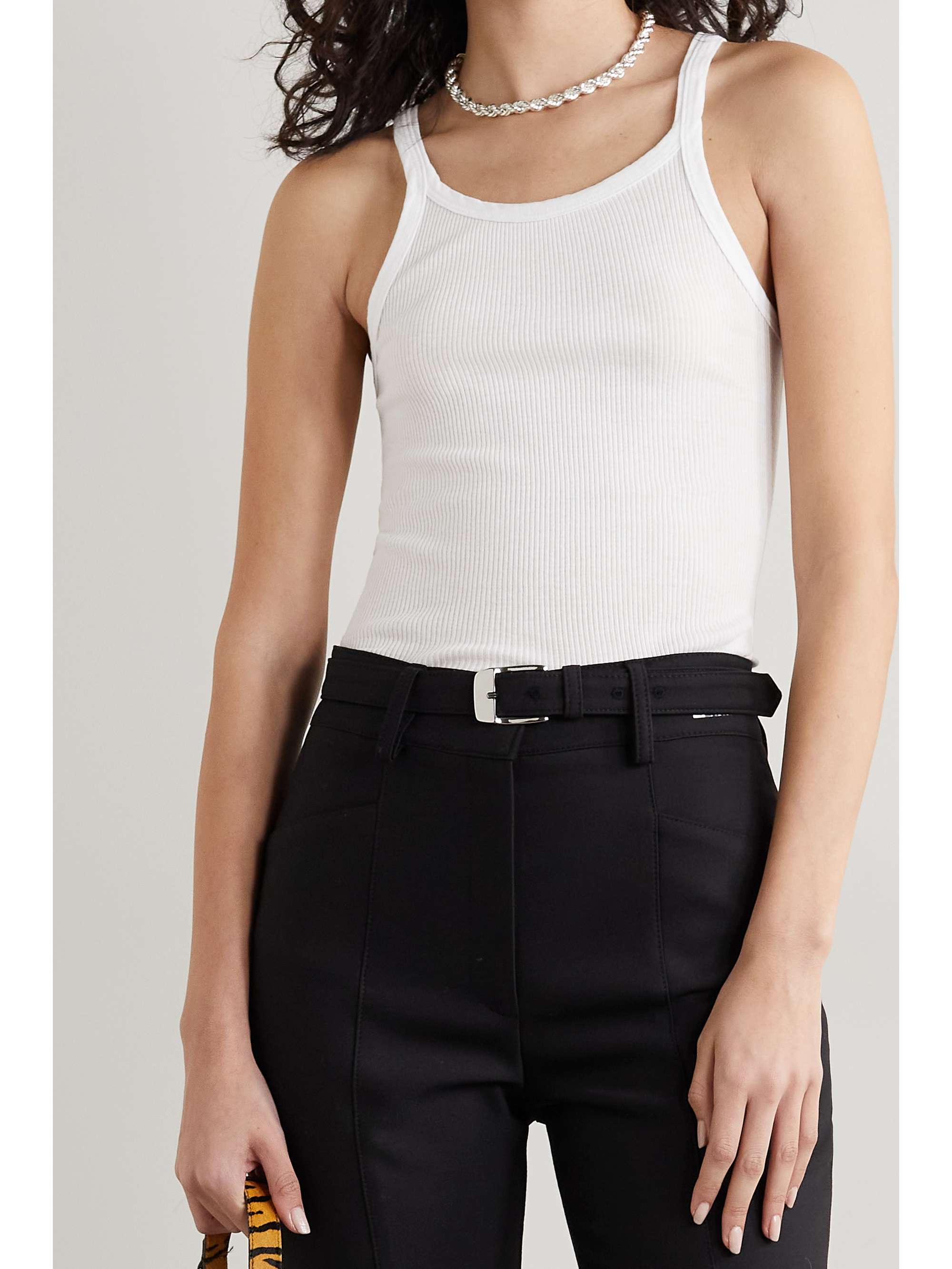 RE/DONE Ribbed cotton-jersey tank