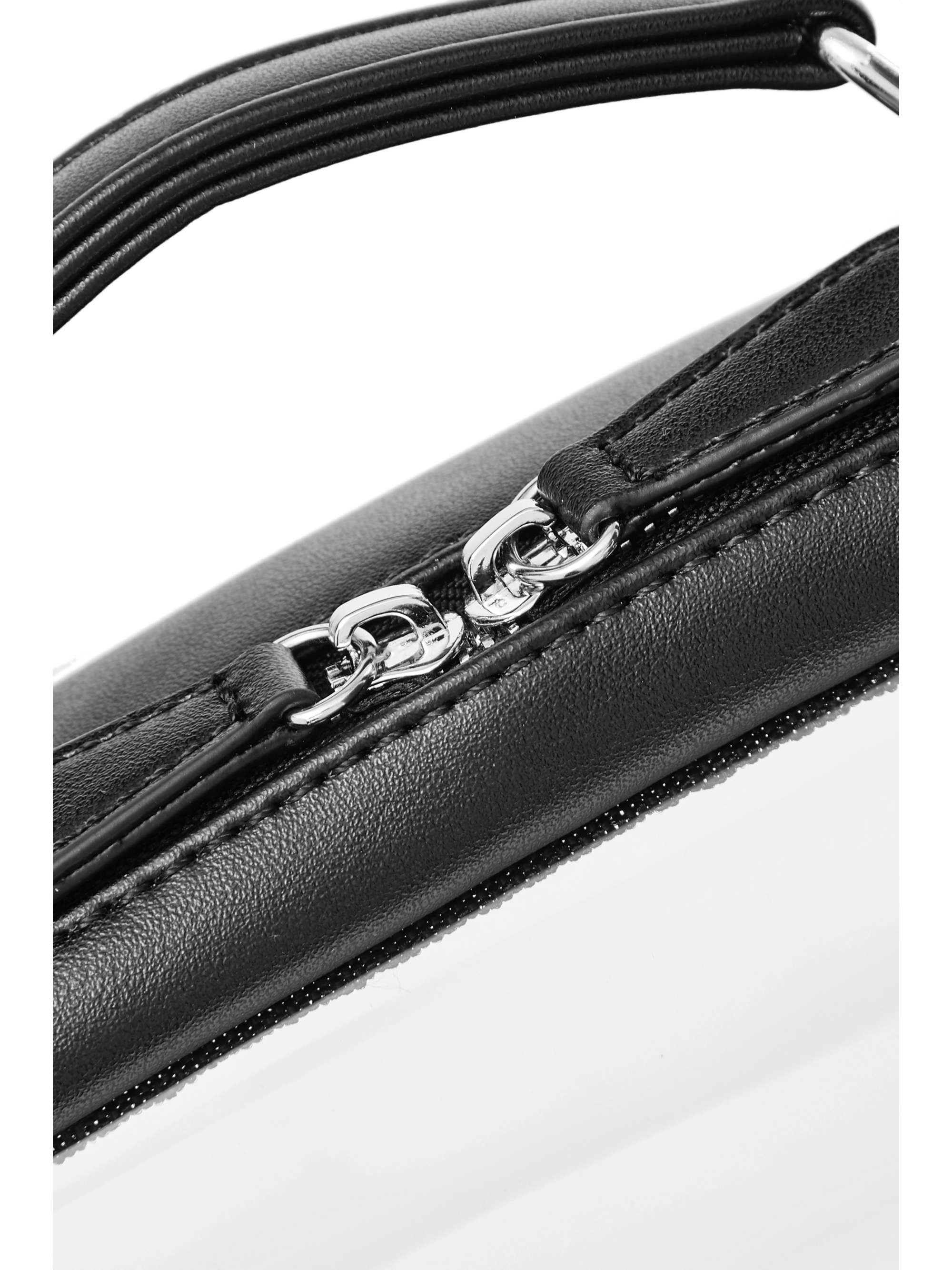 NET-A-PORTER Vegan faux leather-trimmed Perspex cosmetics case