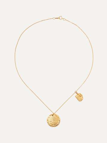 ALIGHIERI + NET SUSTAIN Summer Night gold-plated necklace