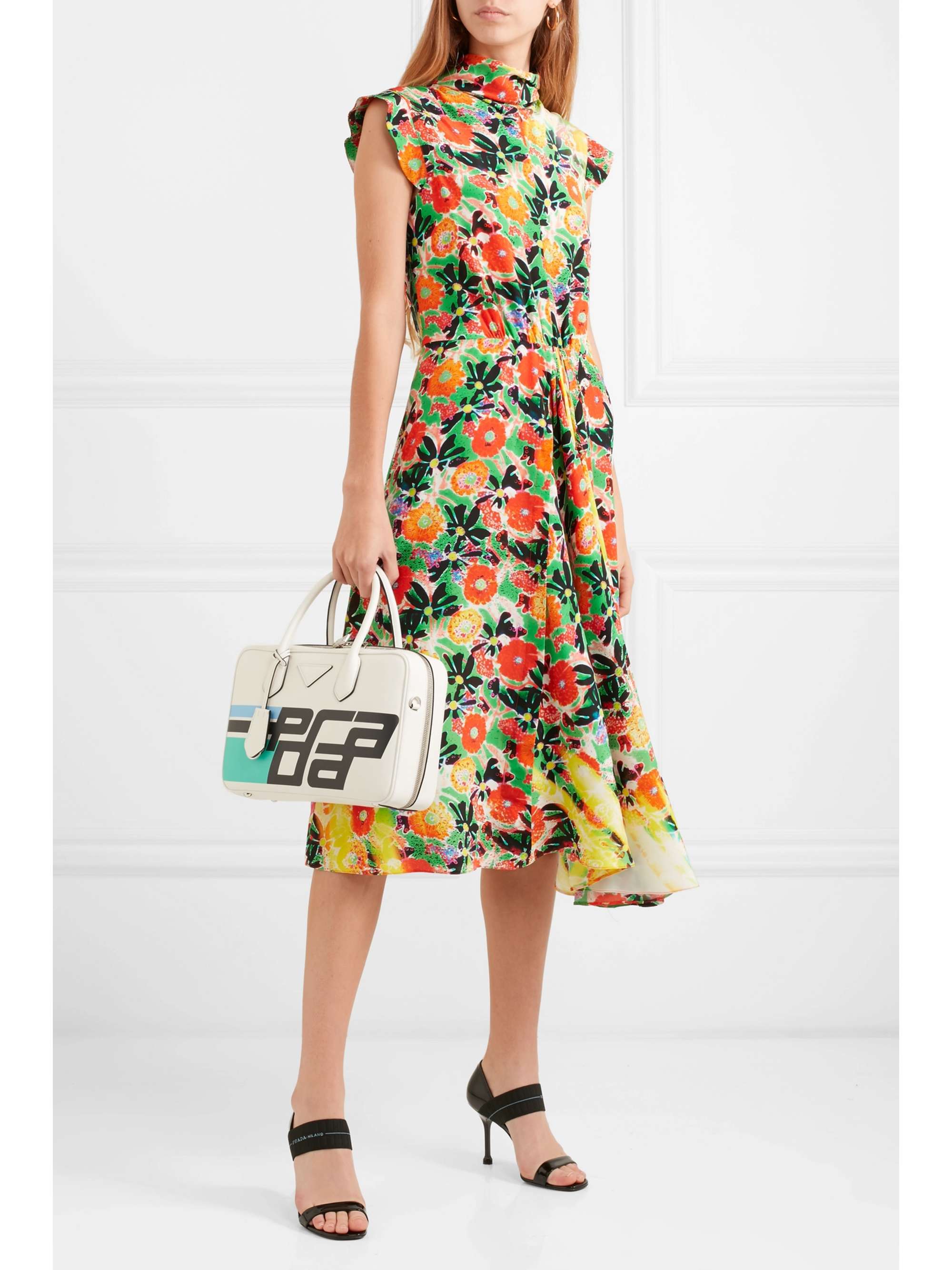 prada floral dress