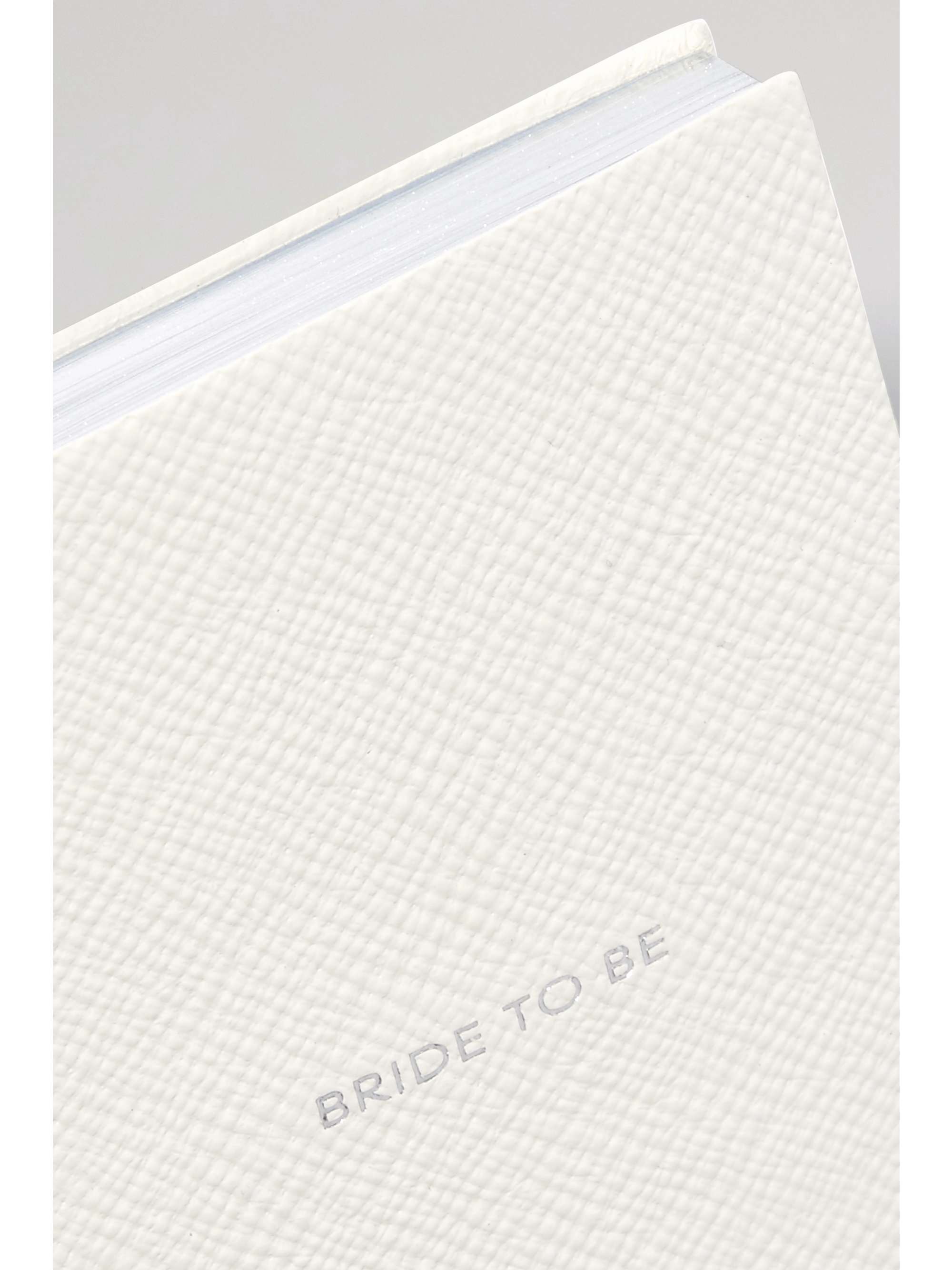 SMYTHSON Panama Bride To Be textured-leather notebook