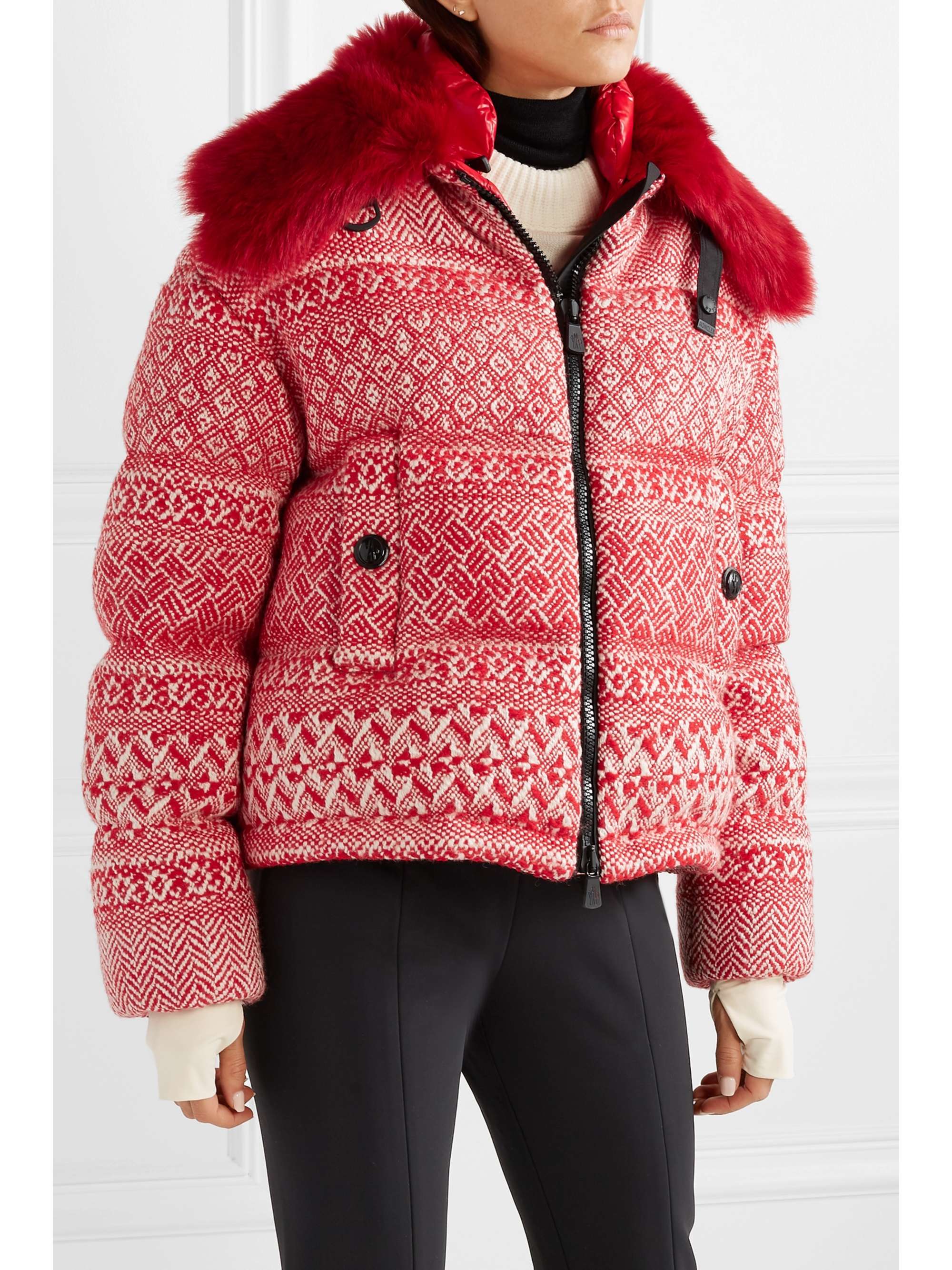 moncler tweed jacket