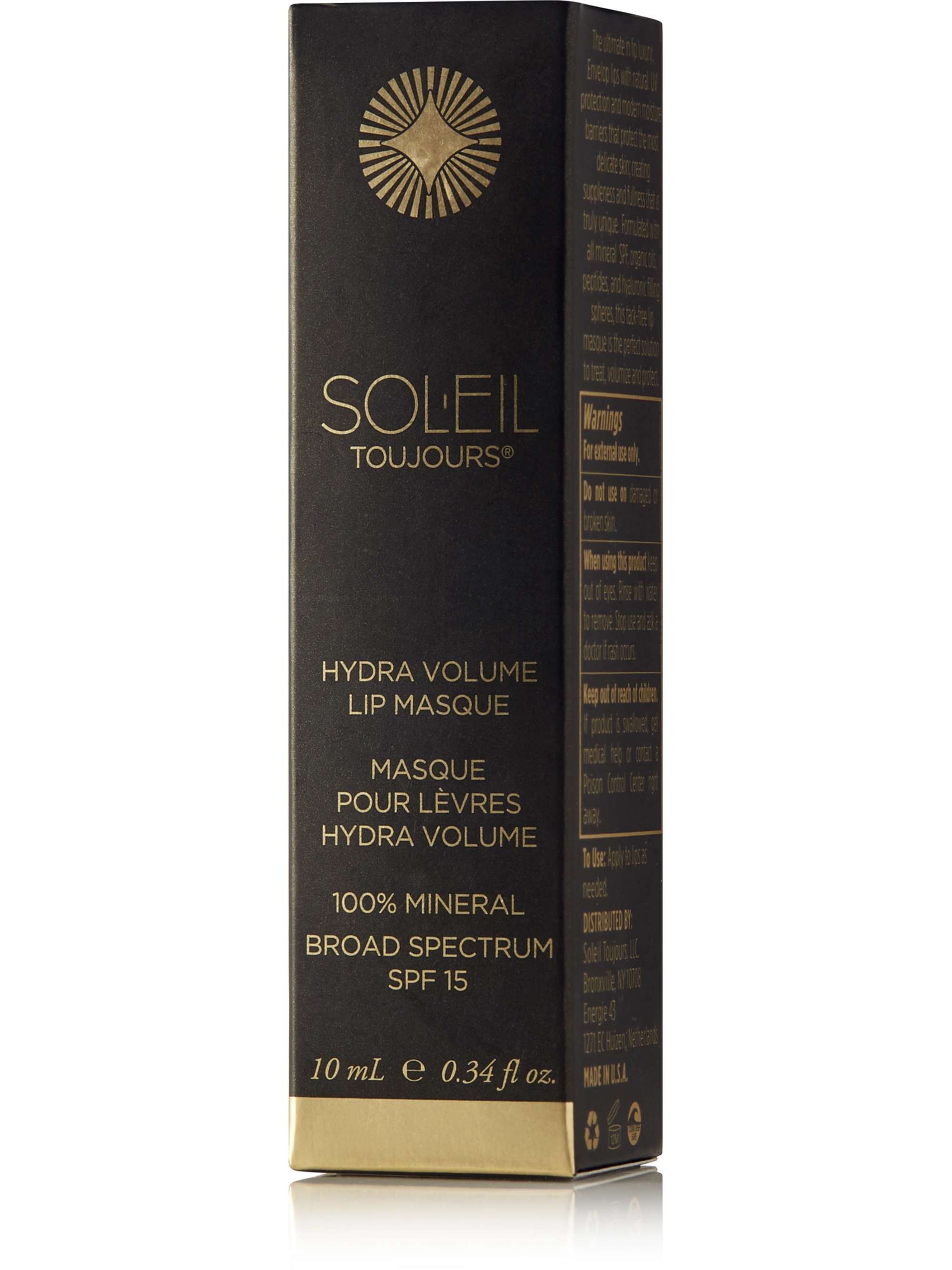 SOLEIL TOUJOURS + NET SUSTAIN Hydra Volume Lip Masque SPF15 - Fontelina