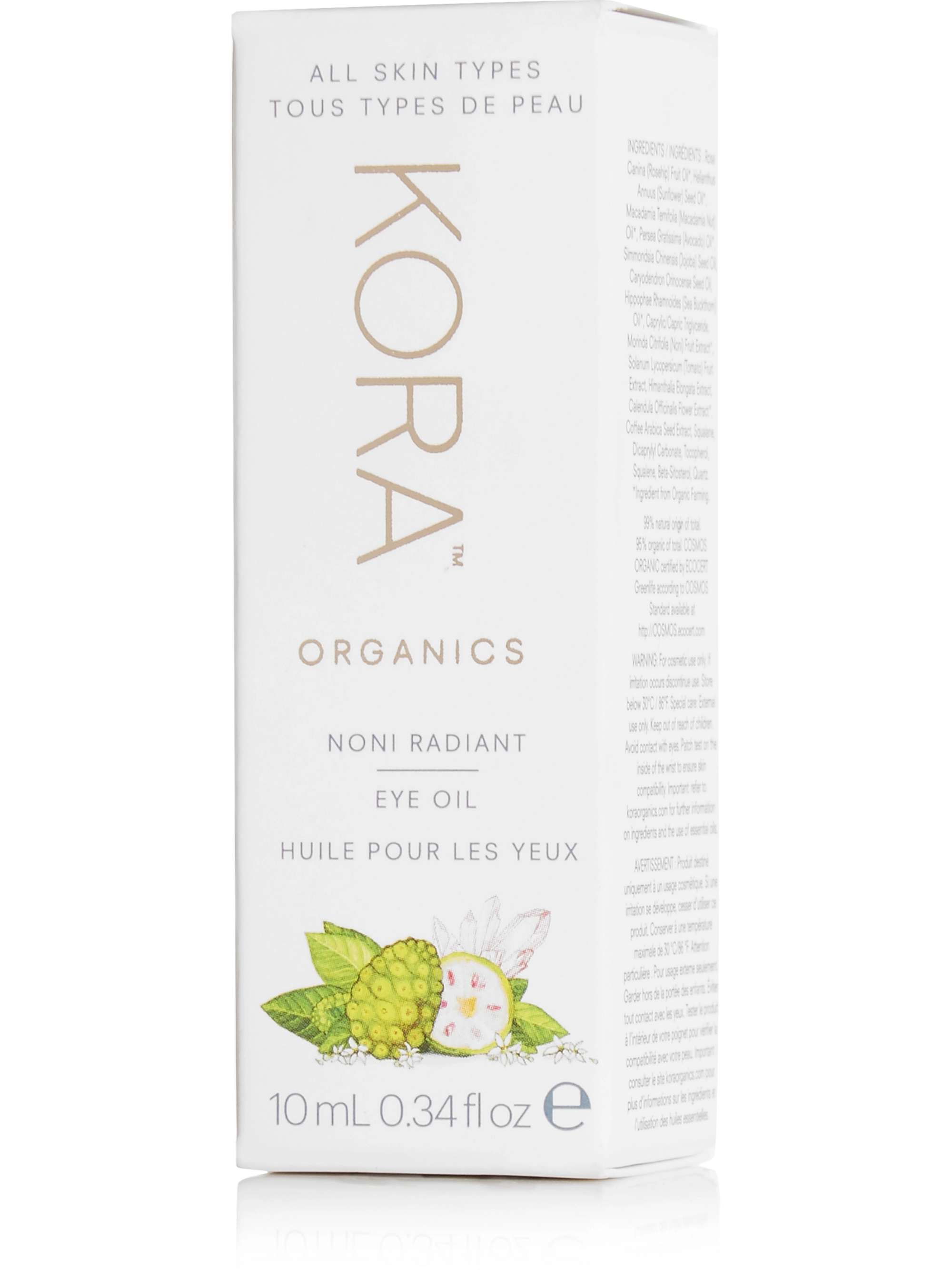 KORA ORGANICS + NET SUSTAIN Noni Radiant Eye Oil, 10ml
