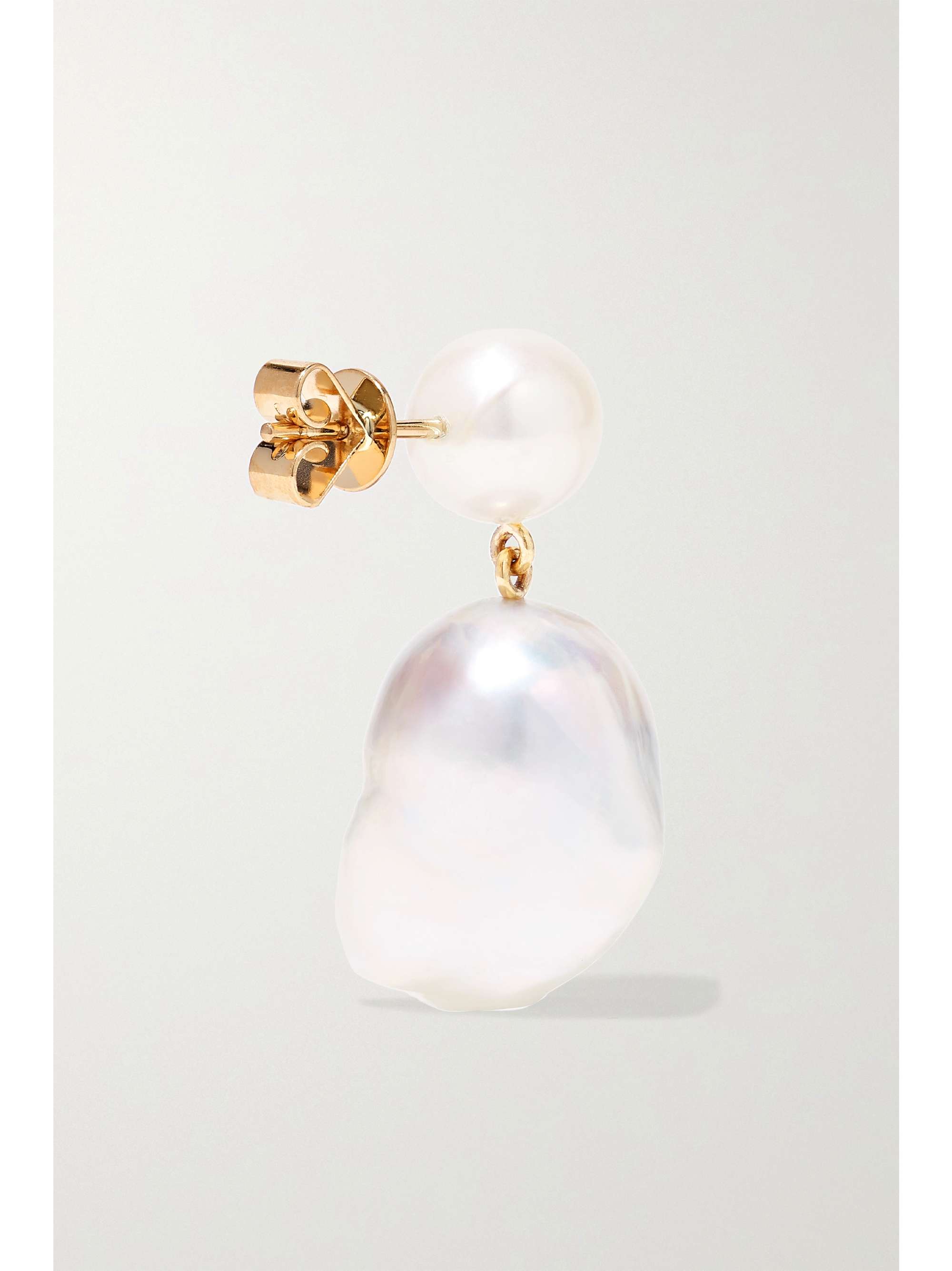 SOPHIE BILLE BRAHE Venus 14-karat gold pearl earrings