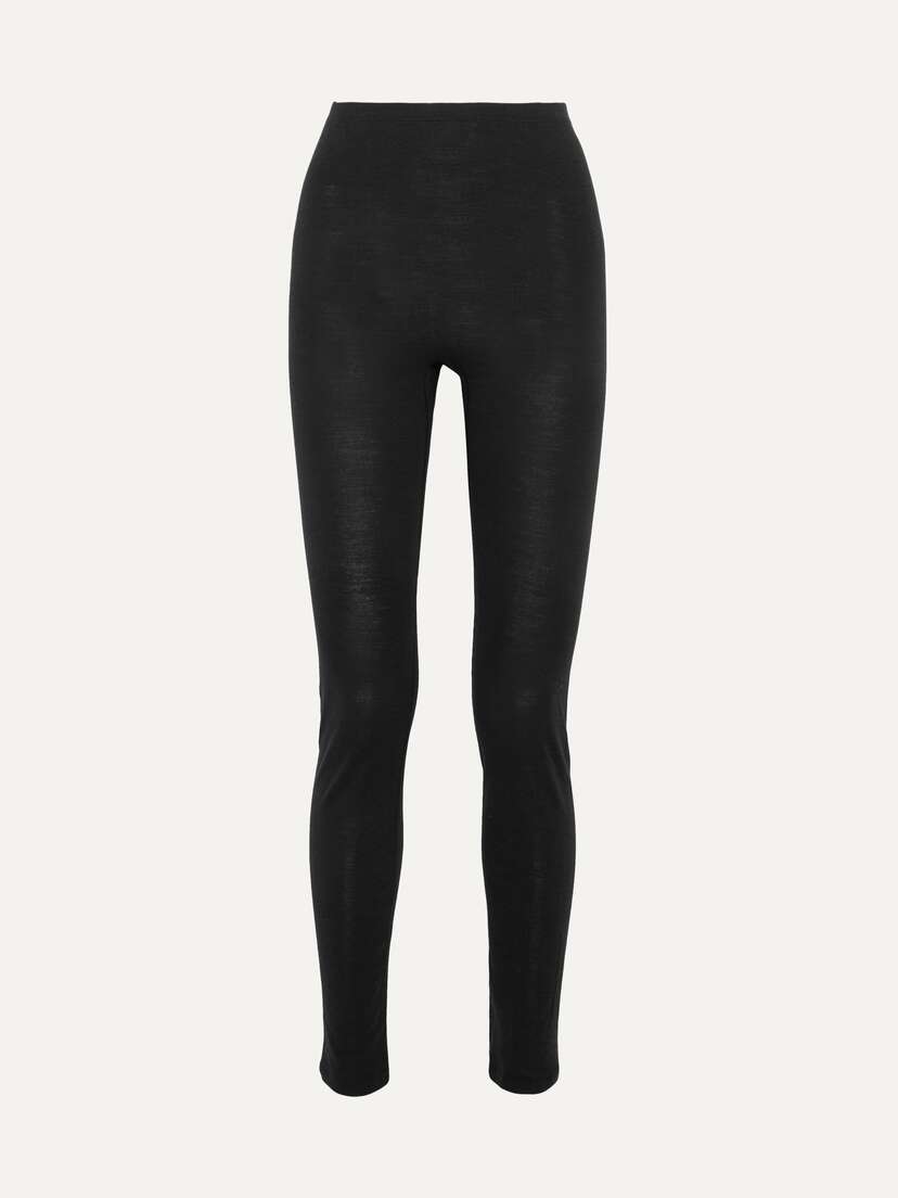 Hanro Merino Wool And Silk-blend Jersey Leggings